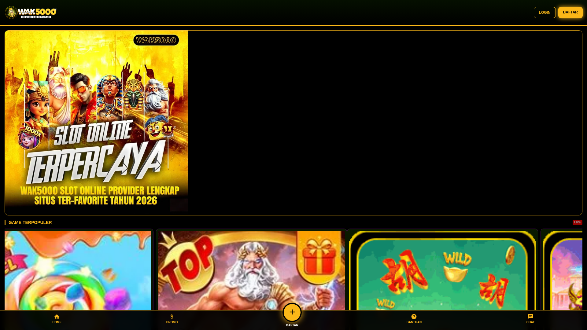 website screenshot of https://wak5000juara.pages.dev/