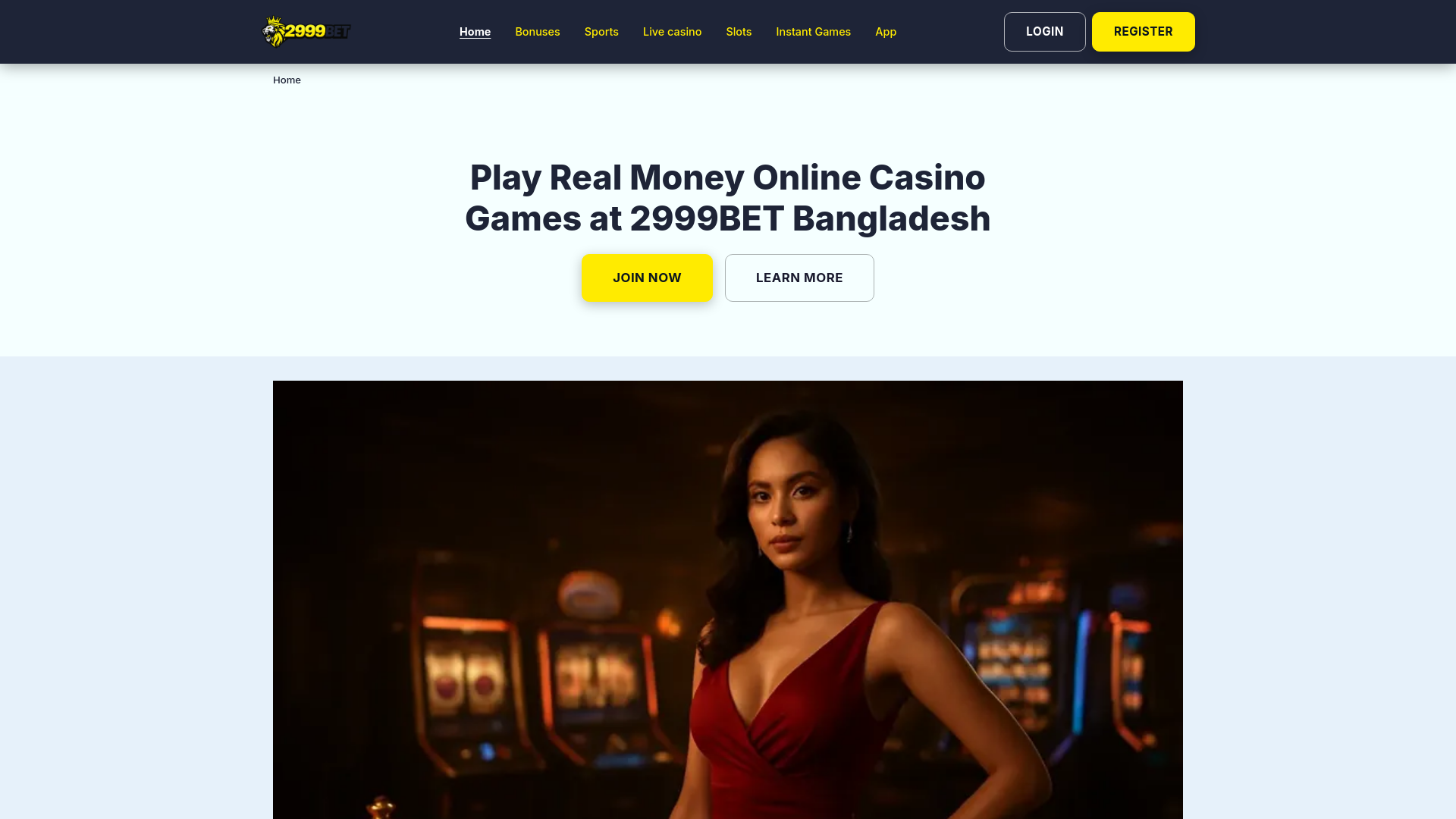 website screenshot of https://2999betbdt.com/