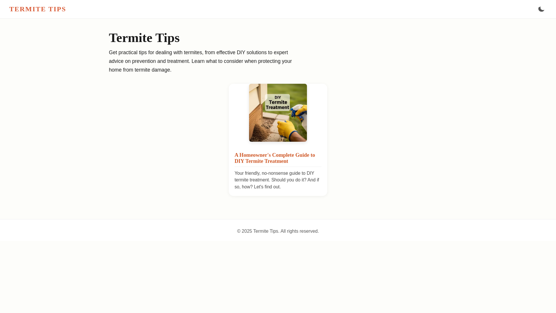 website screenshot of https://termitetips.pages.dev/