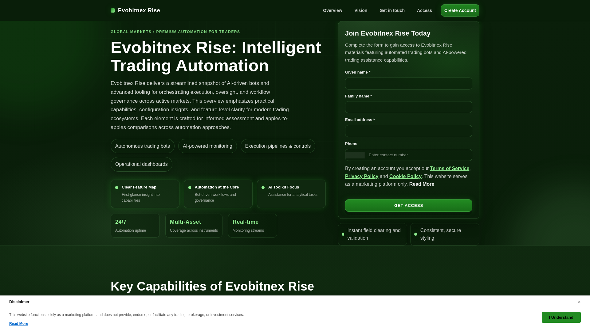 website screenshot of https://evobitnex-rise-click.pages.dev/