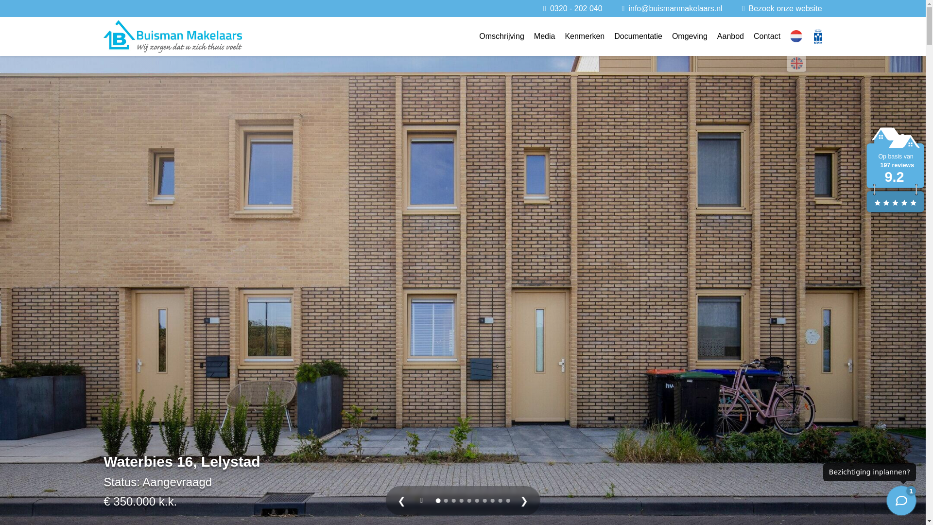 website screenshot of https://waterbies16.nl/