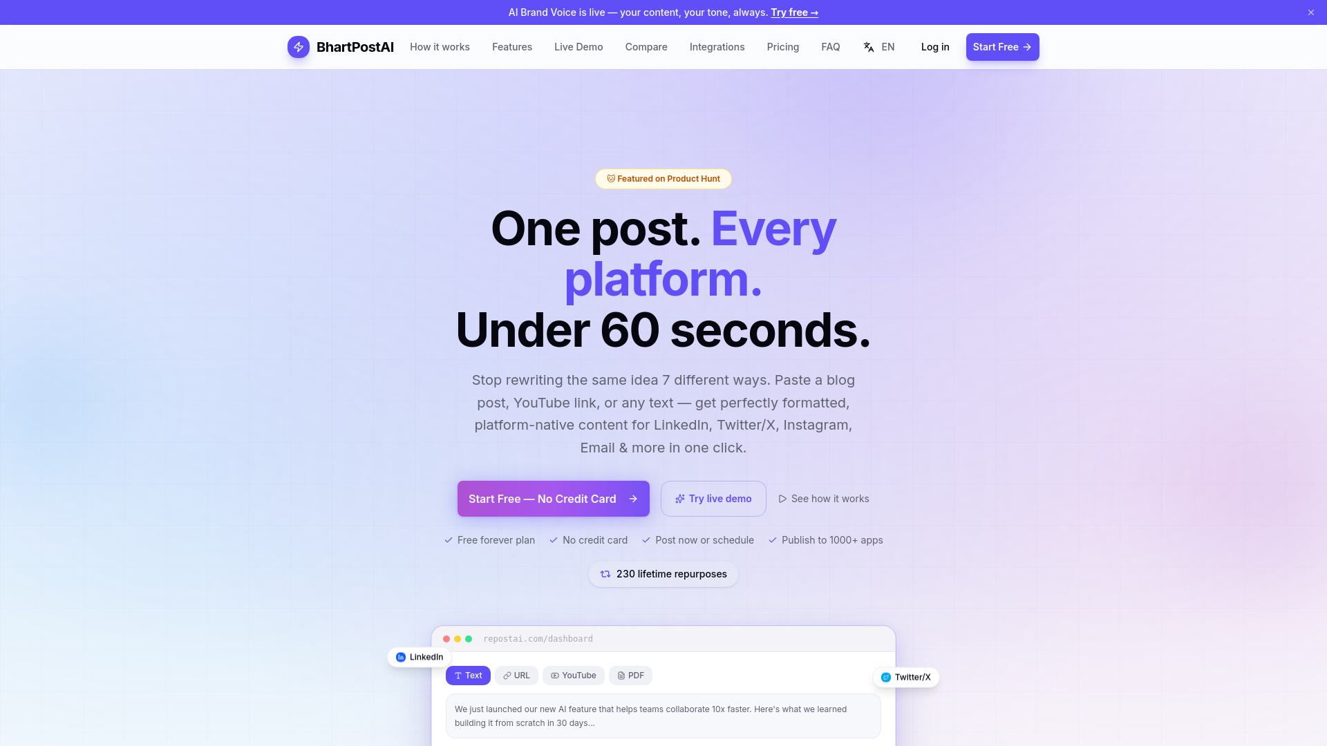 website screenshot of https://bhartpostai.com/