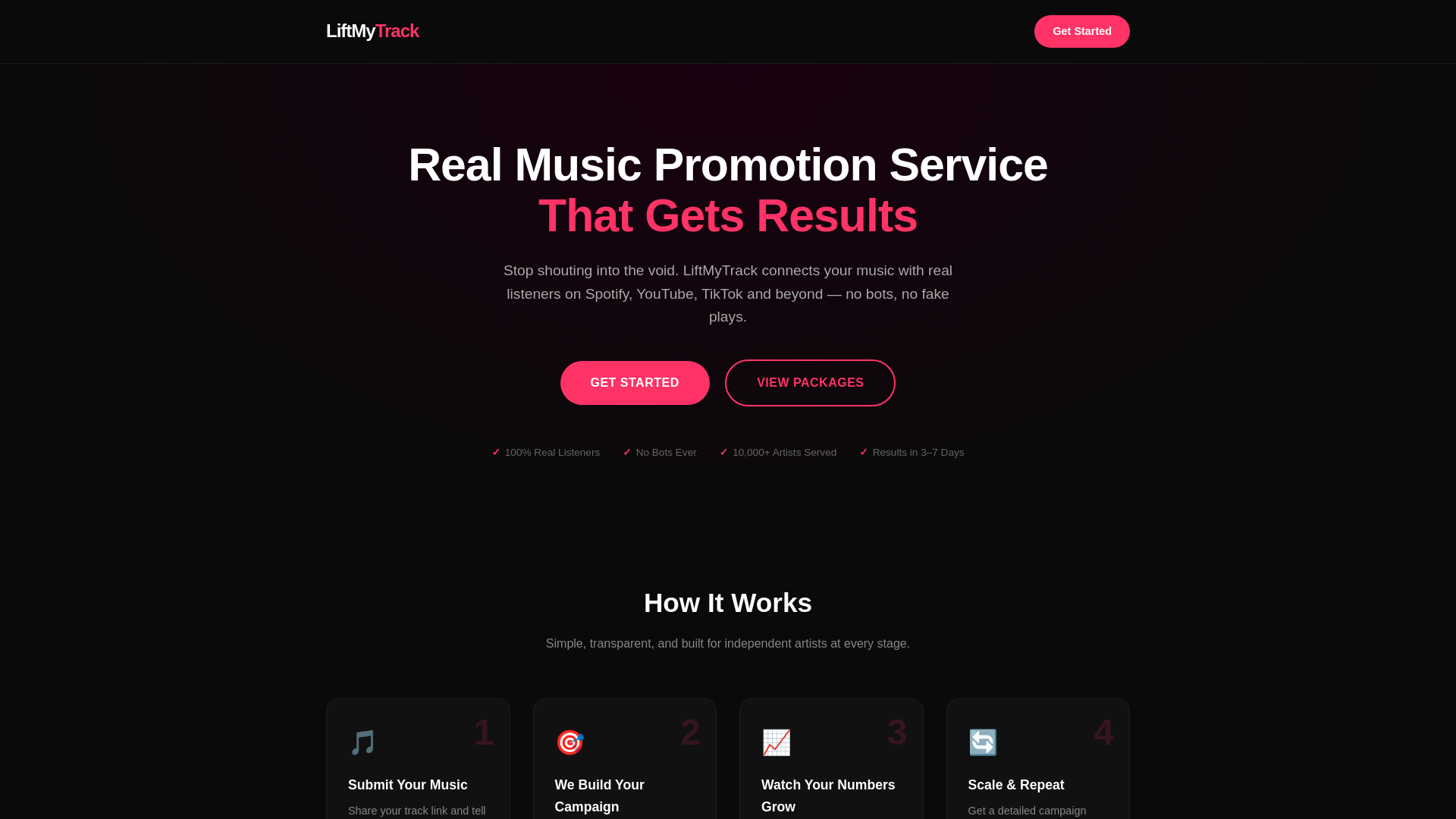 website screenshot of https://liftmytrack.pages.dev/