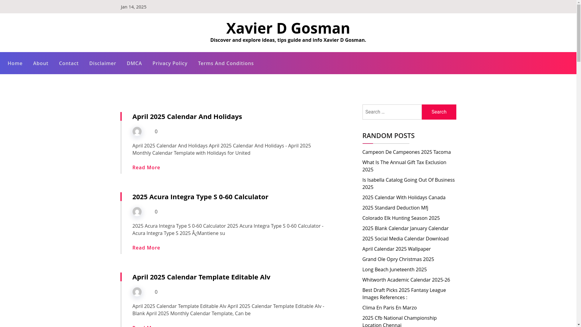 website screenshot of https://xavierdgosman.pages.dev/