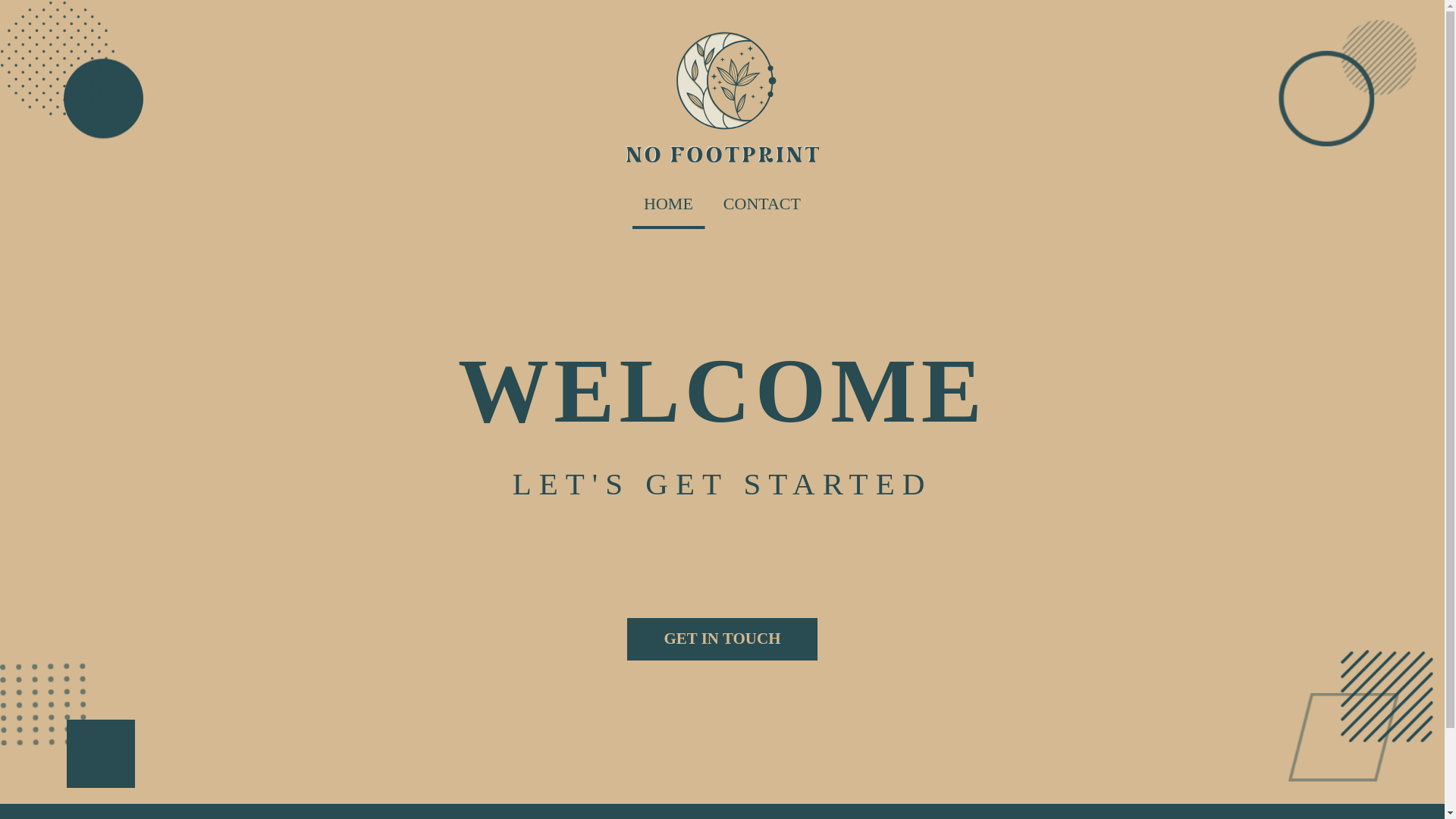 website screenshot of https://nofootprintcleaning.co.uk/