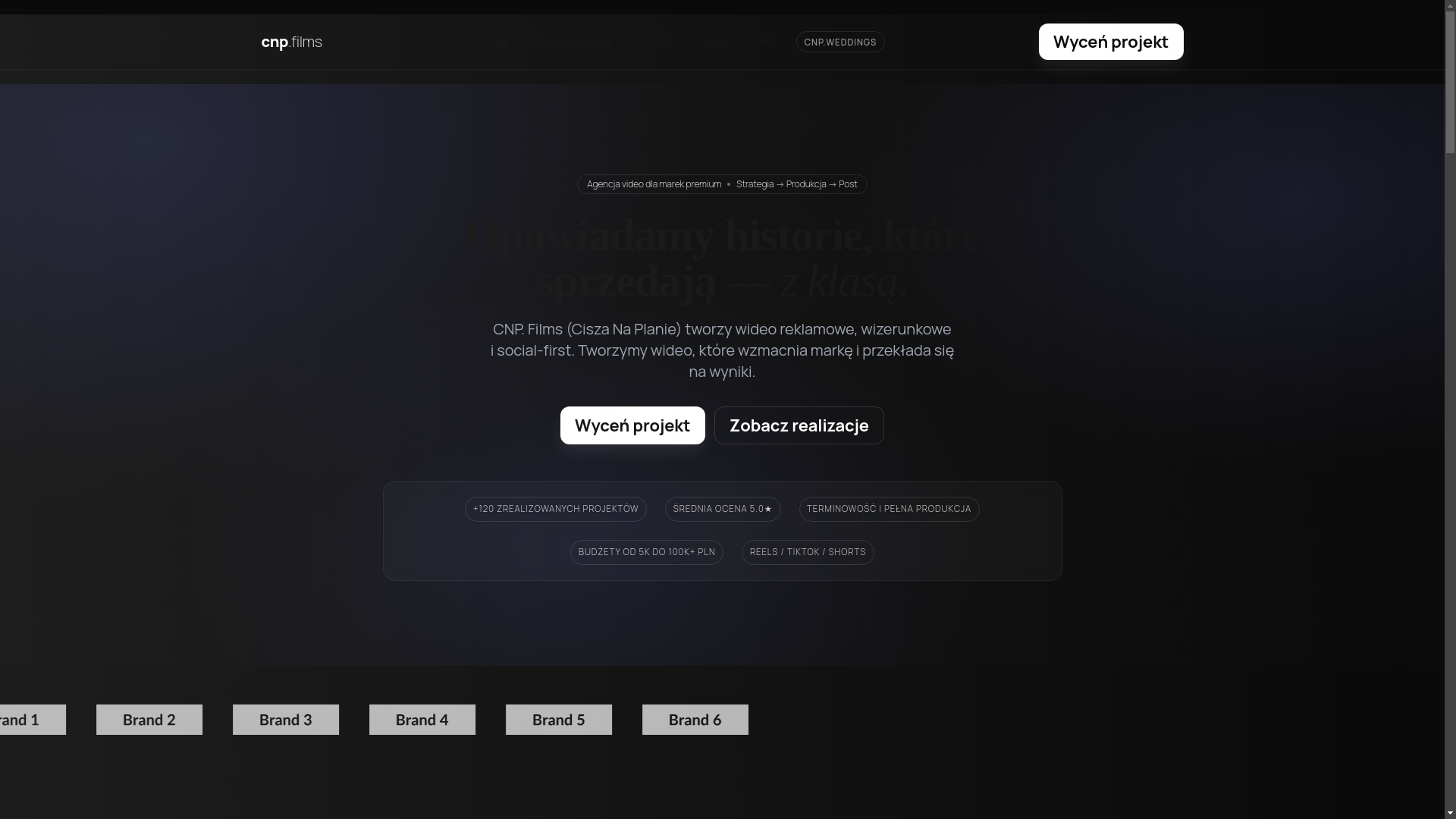 website screenshot of https://ciszanaplanie.pl/