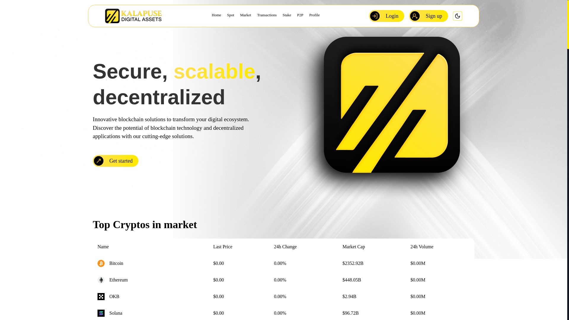 website screenshot of https://kalapuse.pages.dev/