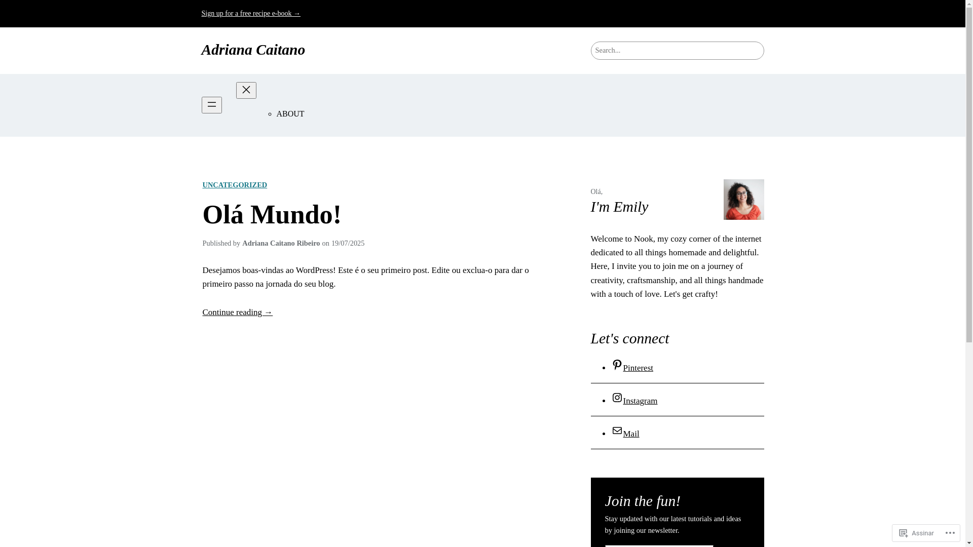 website screenshot of https://adrianacaitano.com.br/