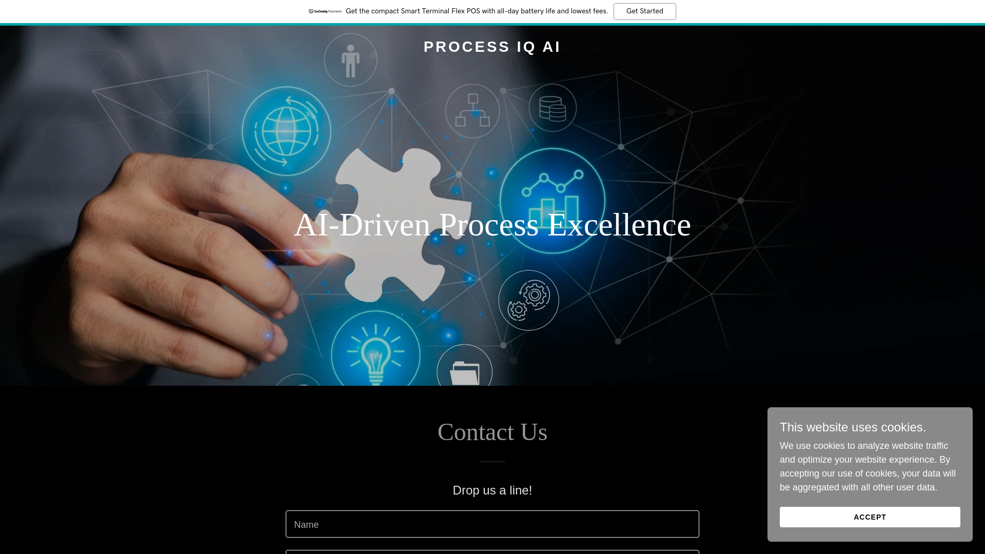 website screenshot of https://processiqai.com