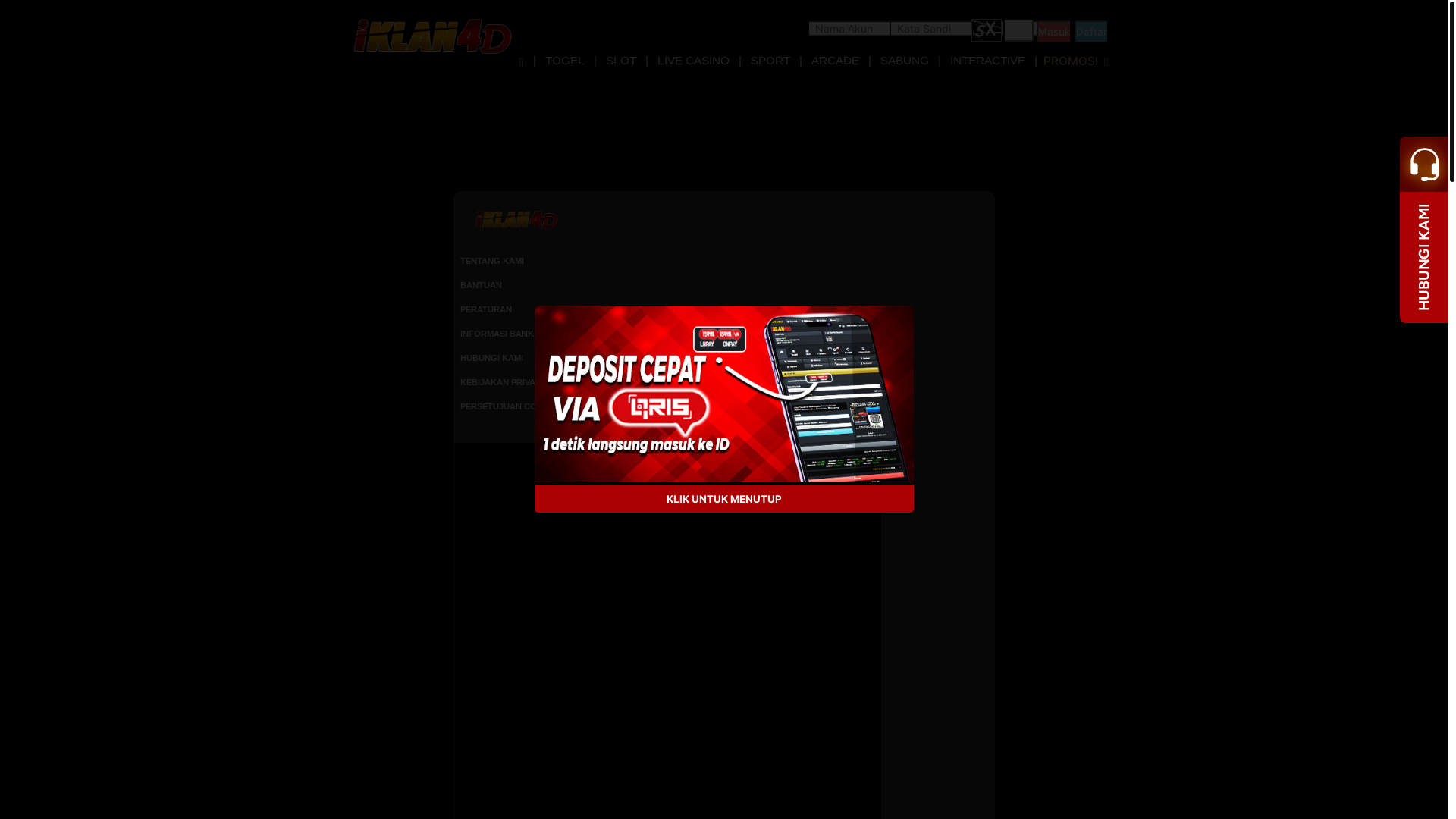website screenshot of https://winiklan4d.cfd/