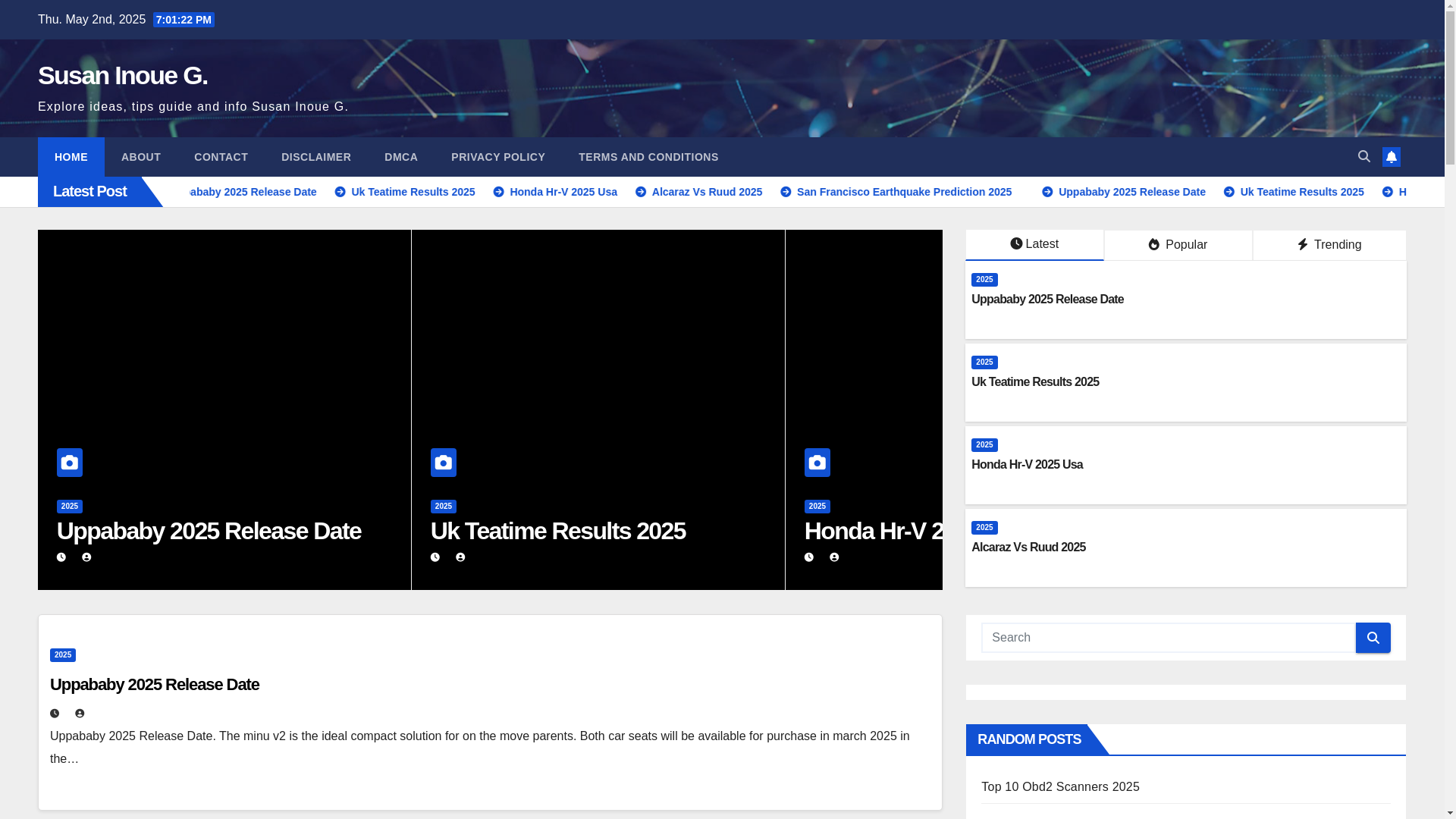 website screenshot of https://susaninoueg.pages.dev/