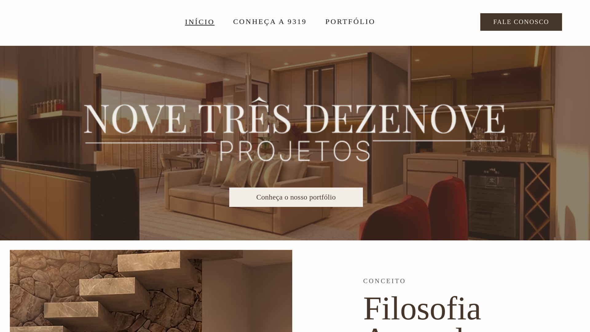 website screenshot of https://9319projetos.com/