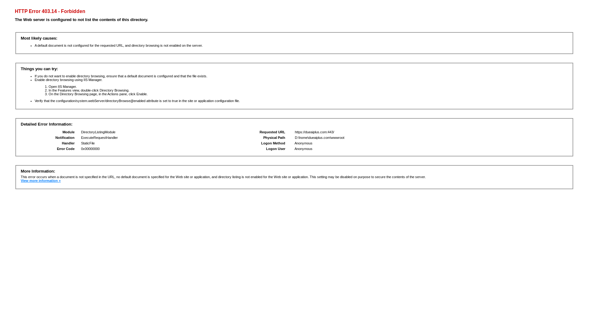 website screenshot of https://dueaiplus.com/