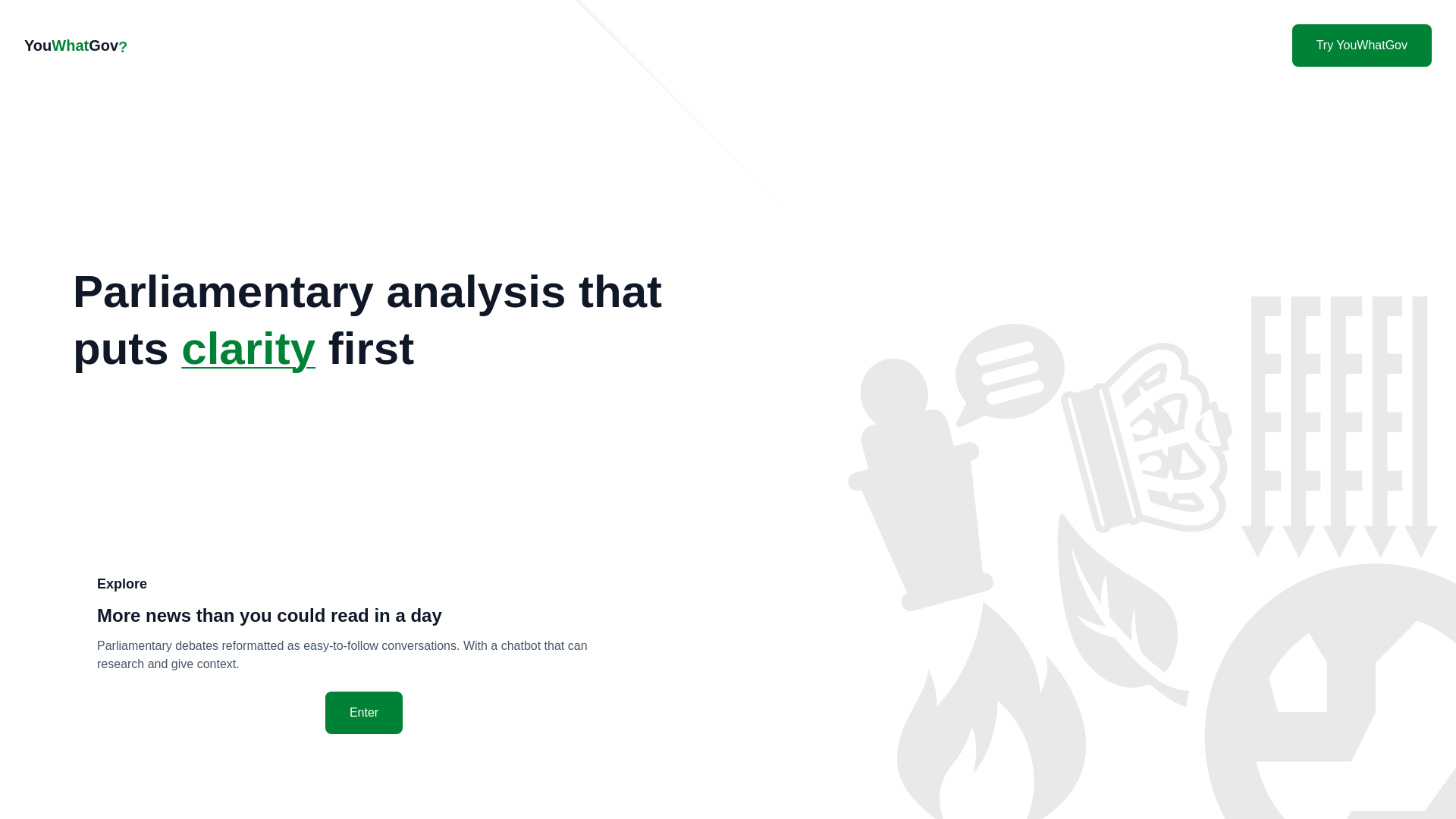 website screenshot of https://youwhatgov.co.uk/