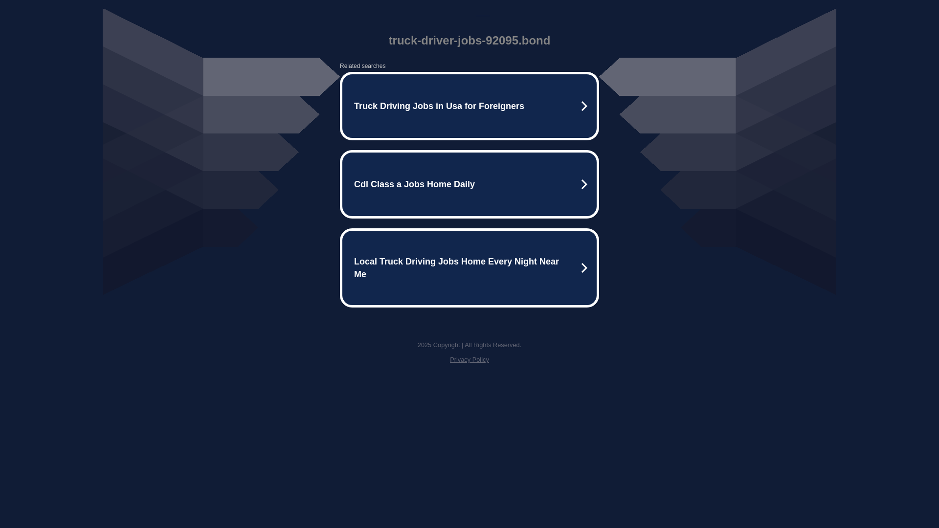 website screenshot of https://truck-driver-jobs-92095.bond/