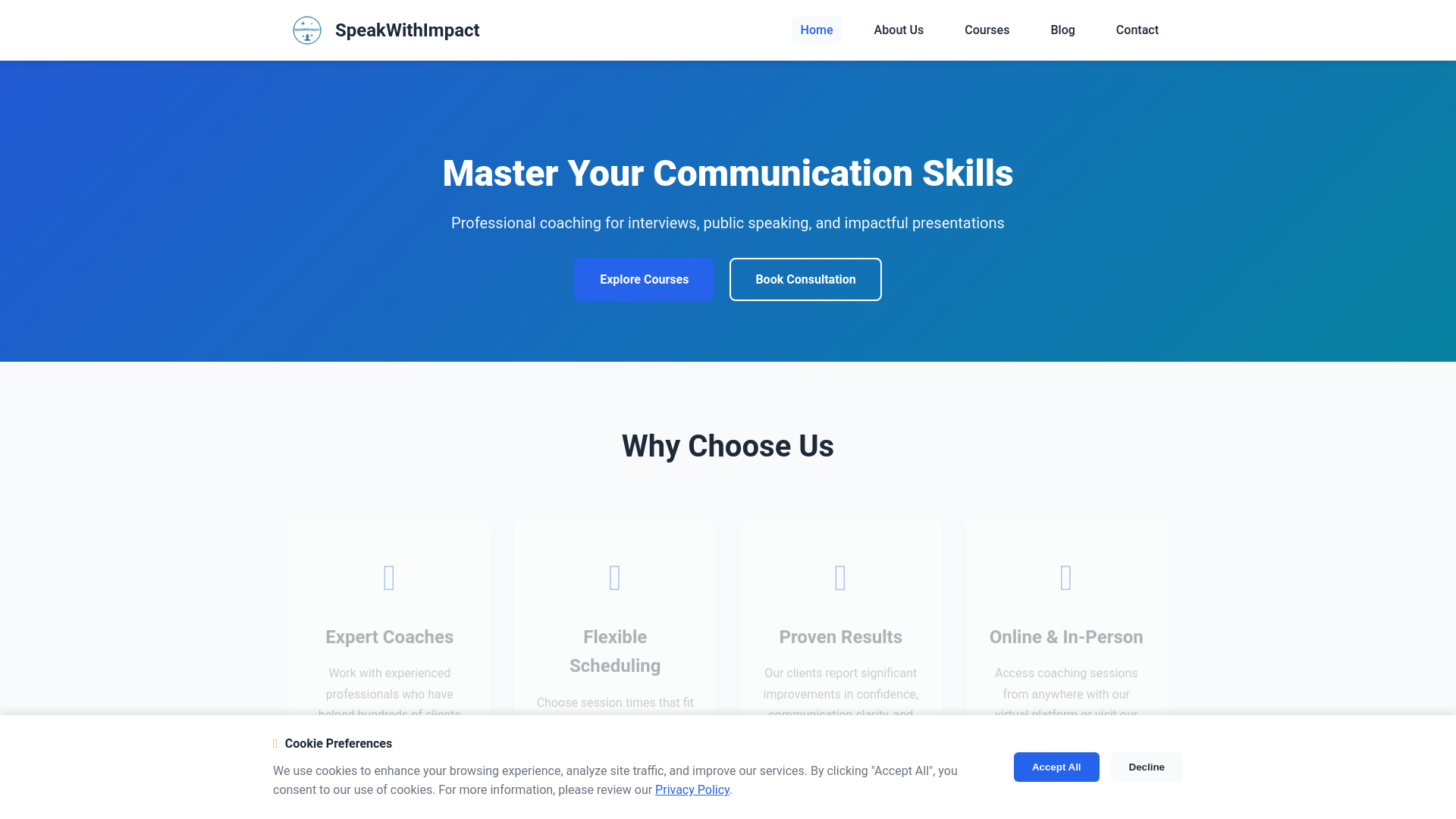 website screenshot of https://goritkonkretno.com/