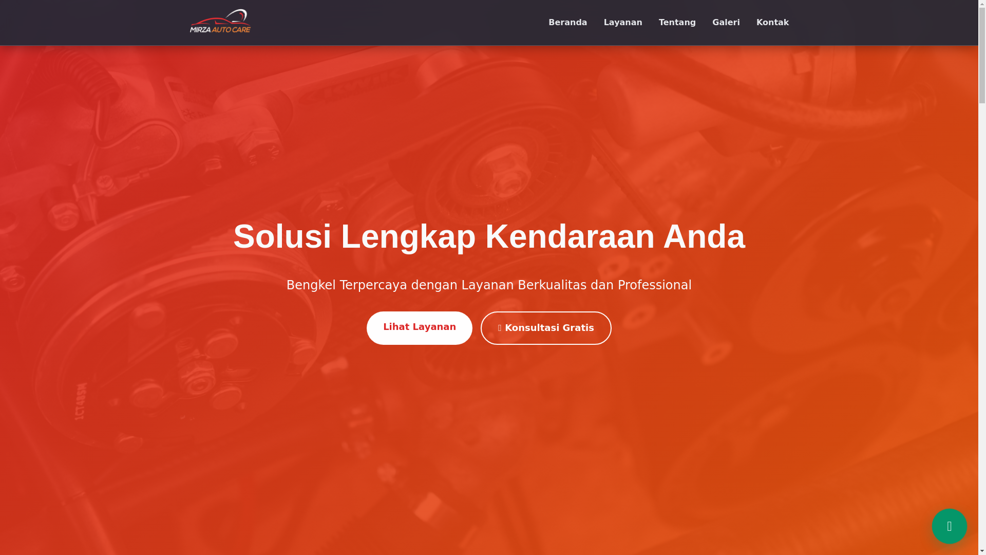 website screenshot of https://mirza-auto-care.pages.dev/