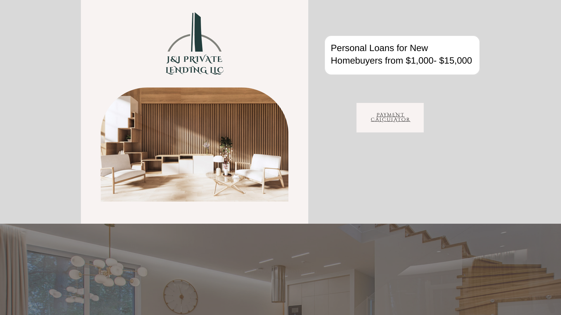 website screenshot of https://jandjprivatelending.com/