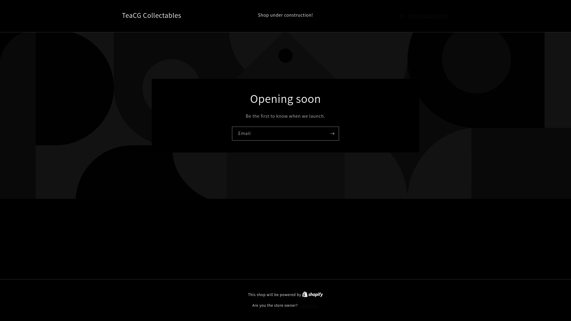 website screenshot of https://teacg.shop/