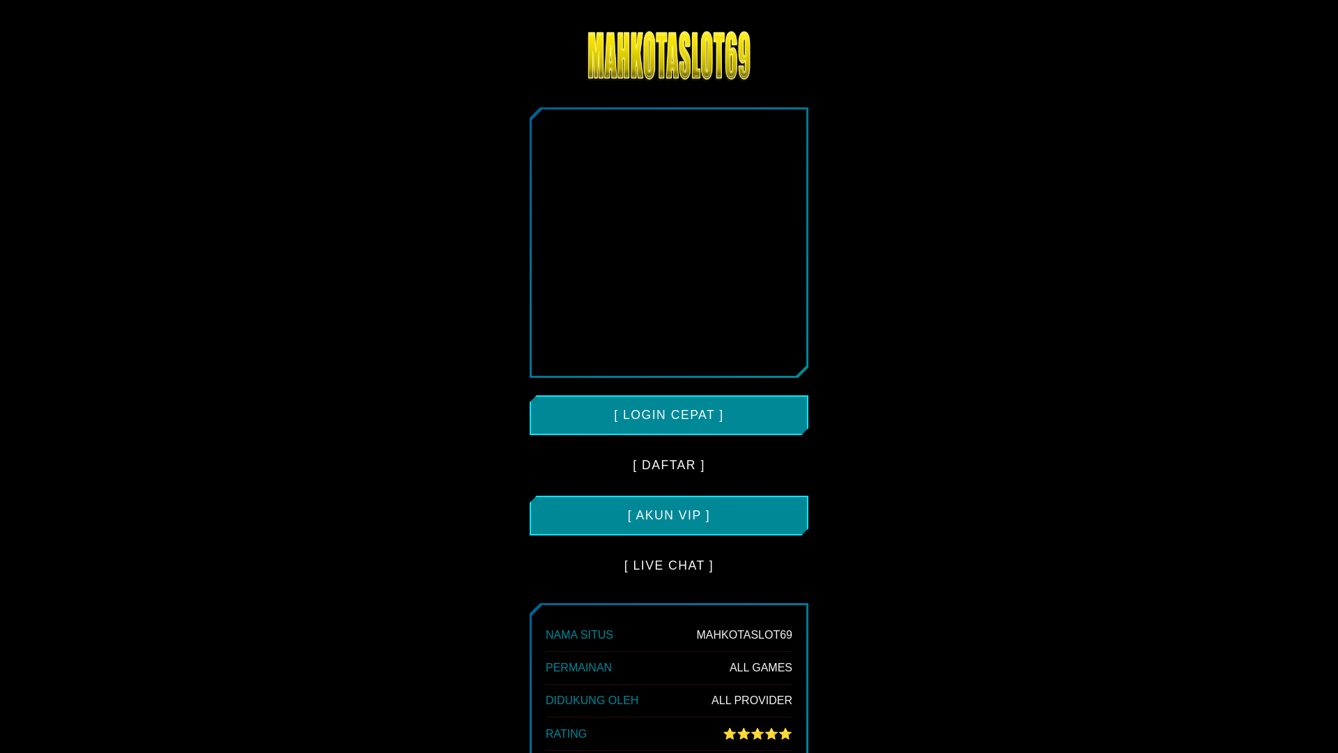 website screenshot of https://game-mahkotaslot69.pages.dev/
