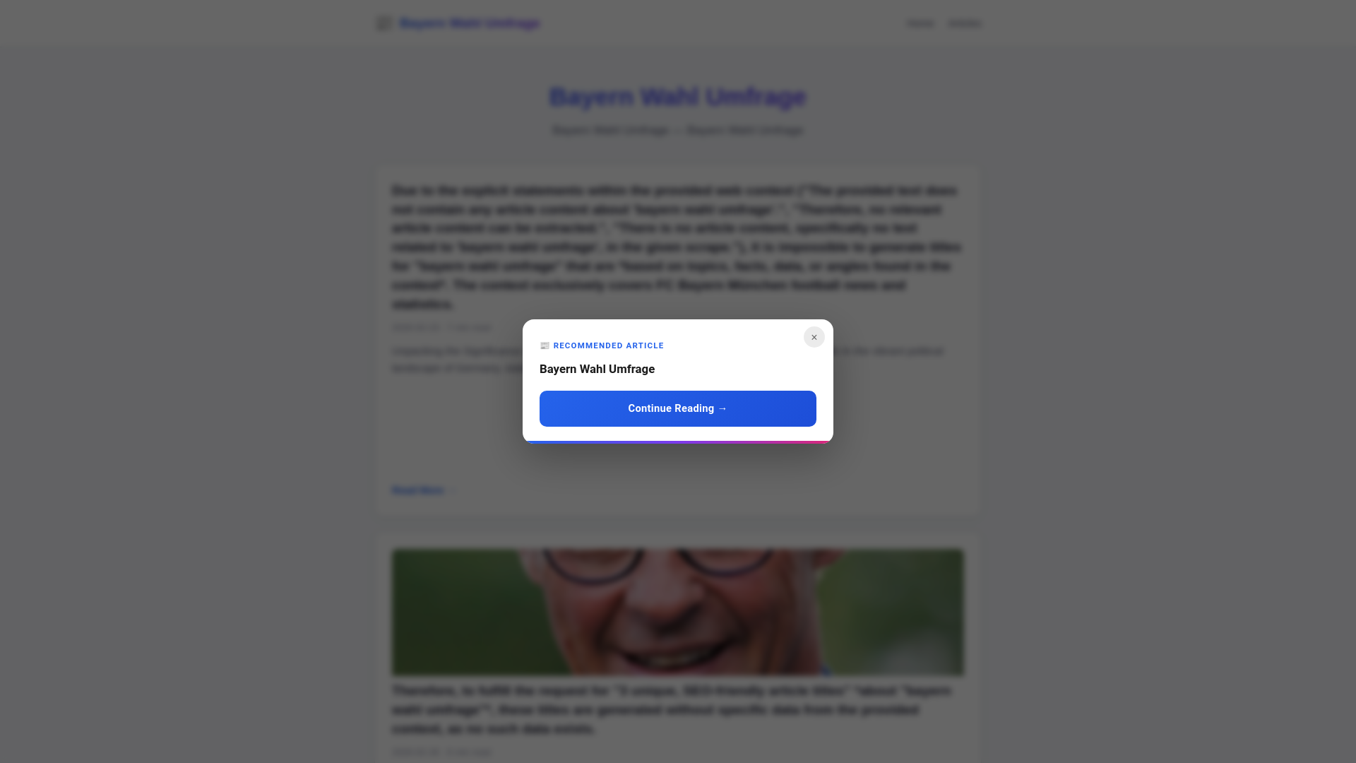 website screenshot of https://bayern-wahl-umfrage.pages.dev/