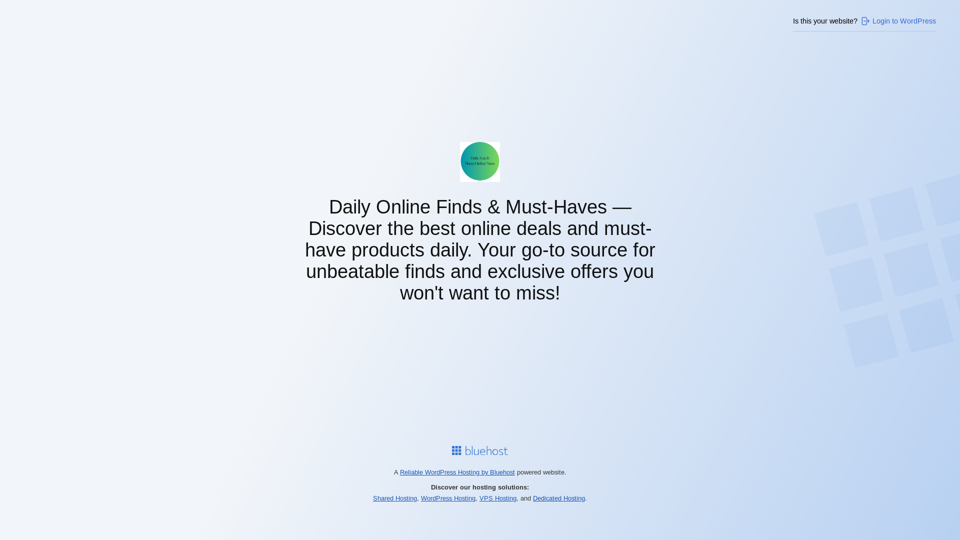 website screenshot of https://dailyhatches.website/