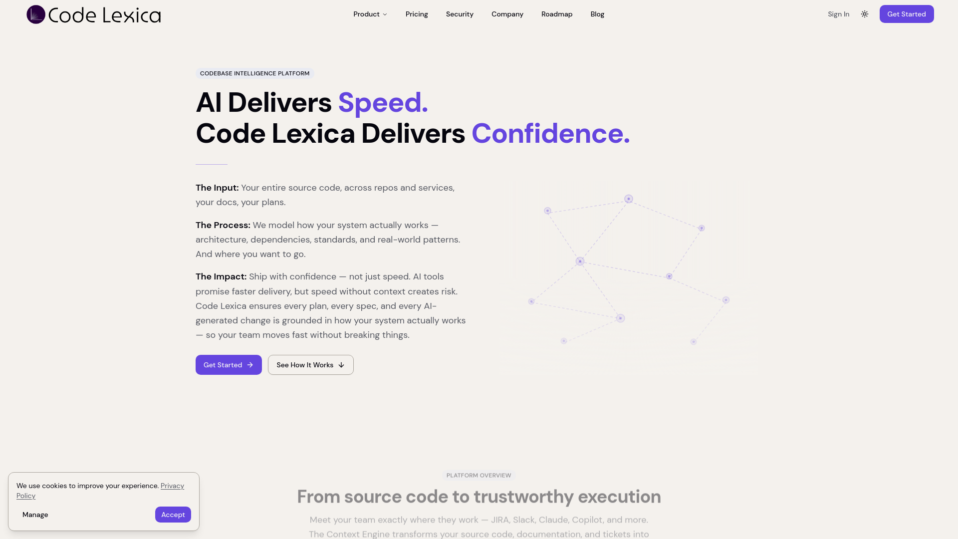 website screenshot of https://cloudcodelexica.com/