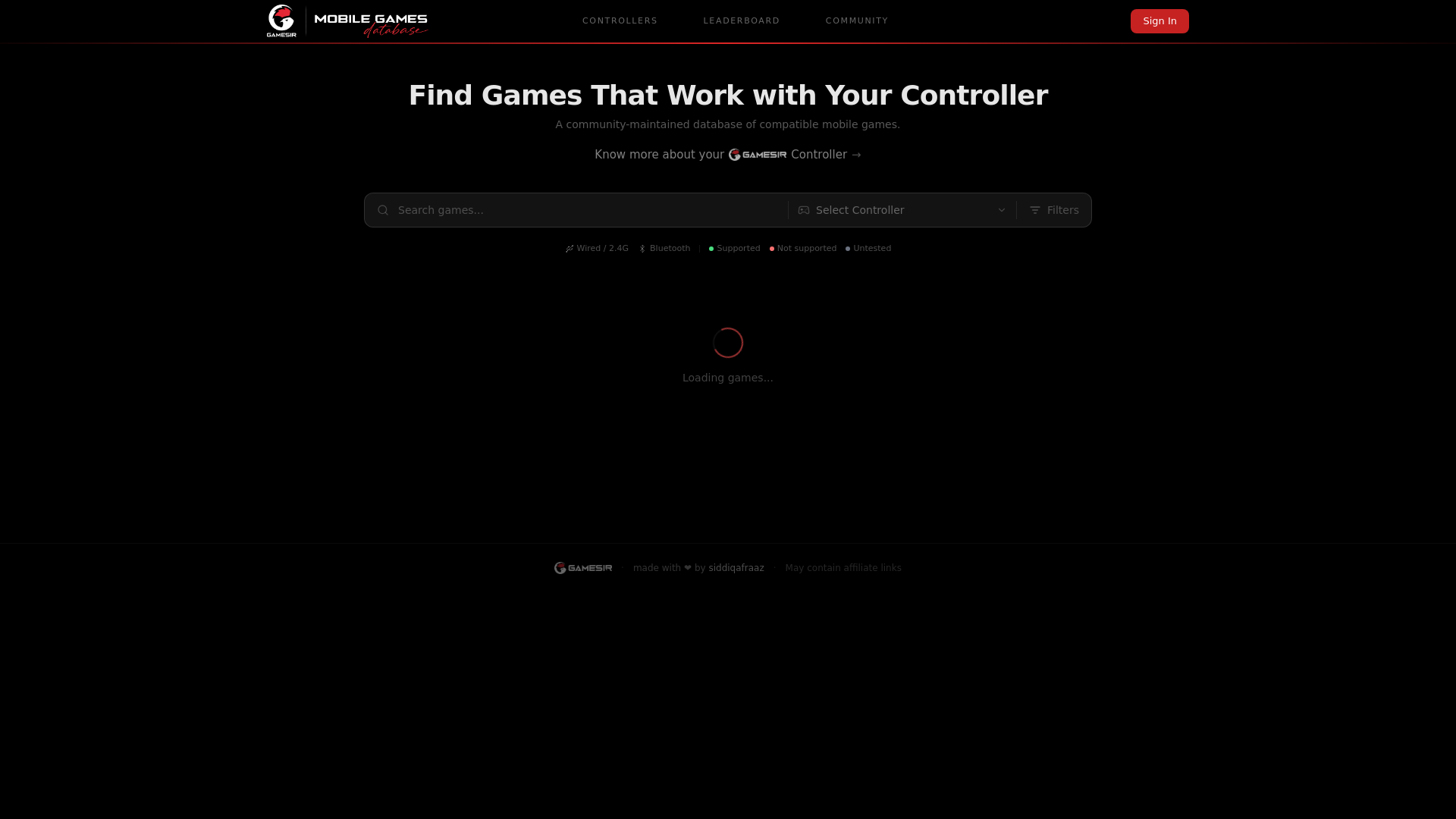 website screenshot of https://mobilegamesir.pages.dev/