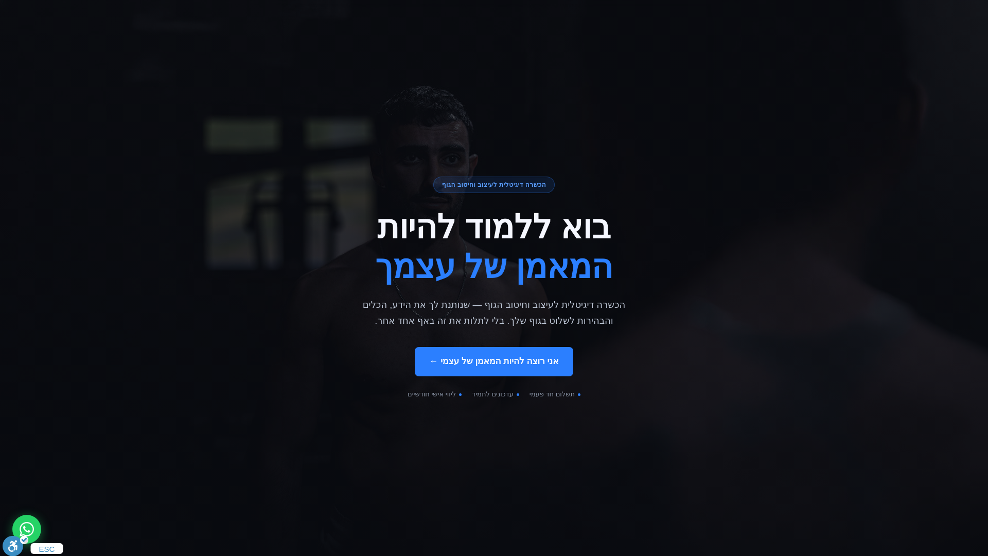 website screenshot of https://friziswellness.co.il/