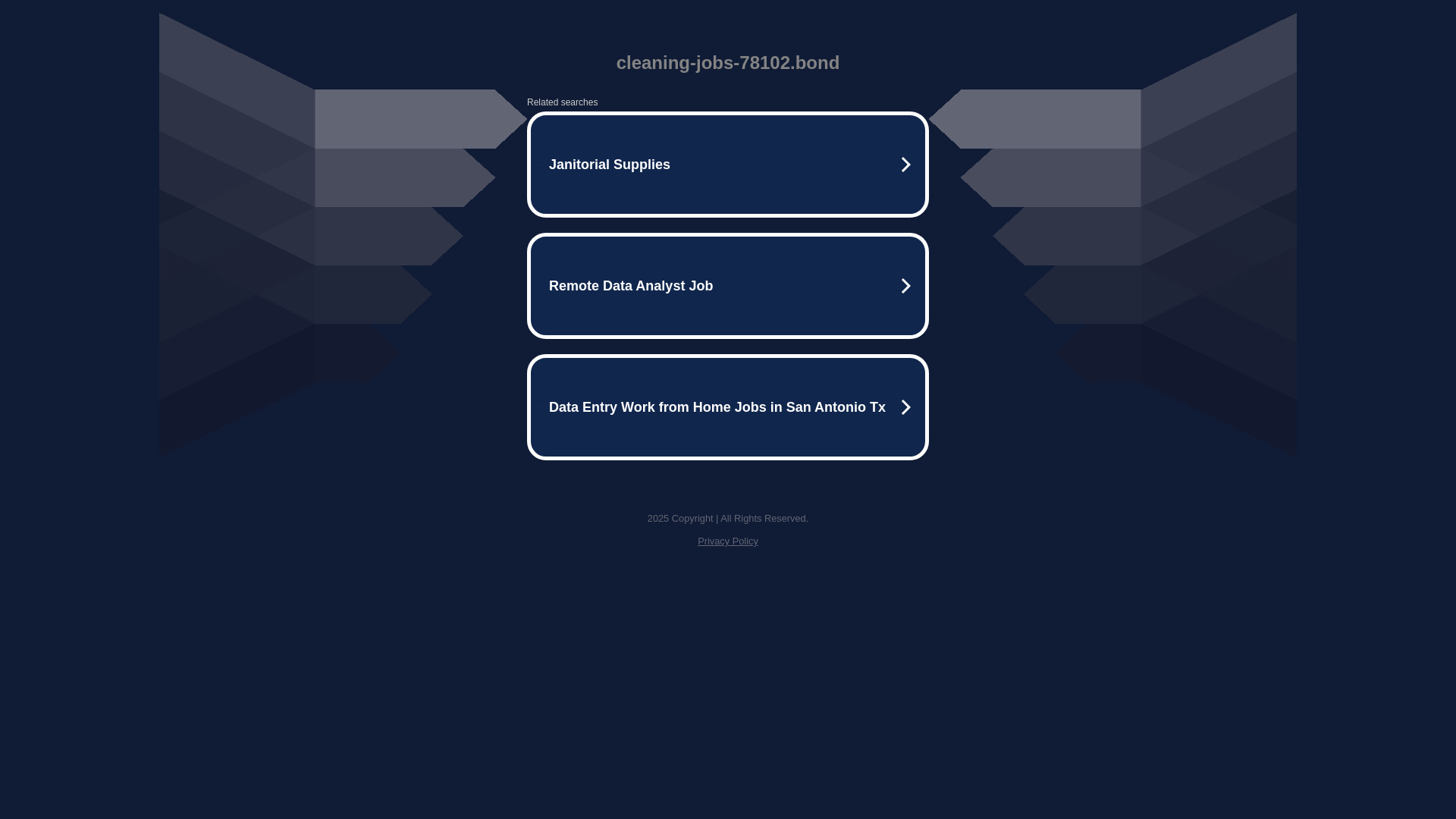 website screenshot of https://cleaning-jobs-78102.bond/
