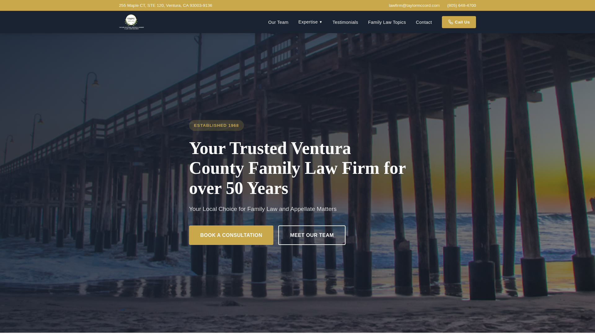 website screenshot of https://taylormccord-react.pages.dev/