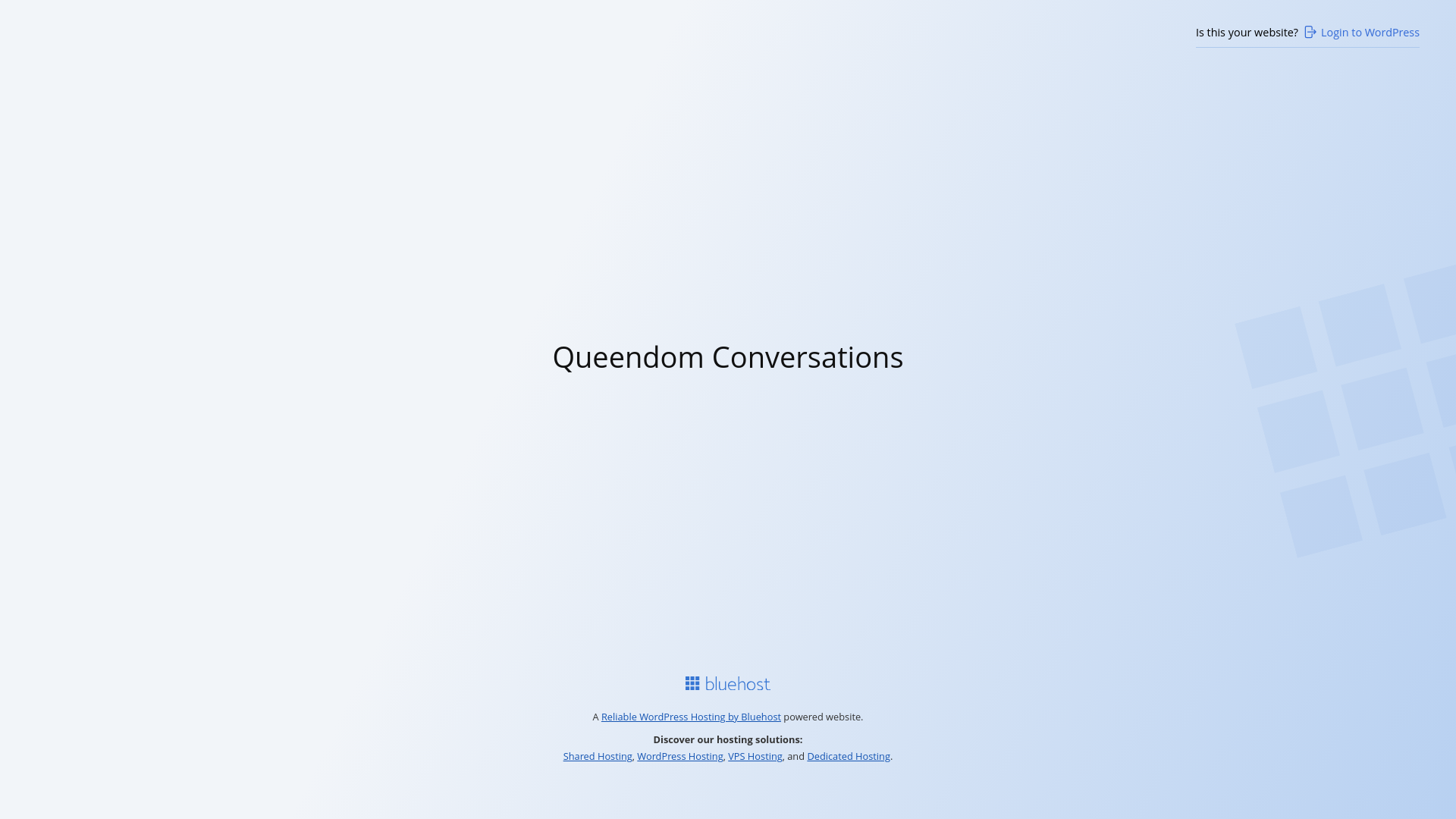 website screenshot of https://queendomconversations.org/