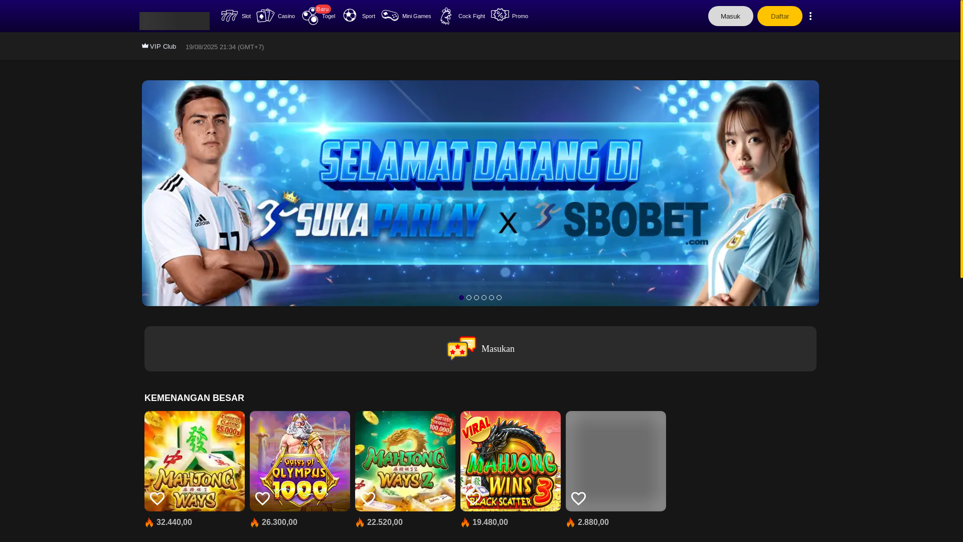 website screenshot of https://sukaparlaytop.site/