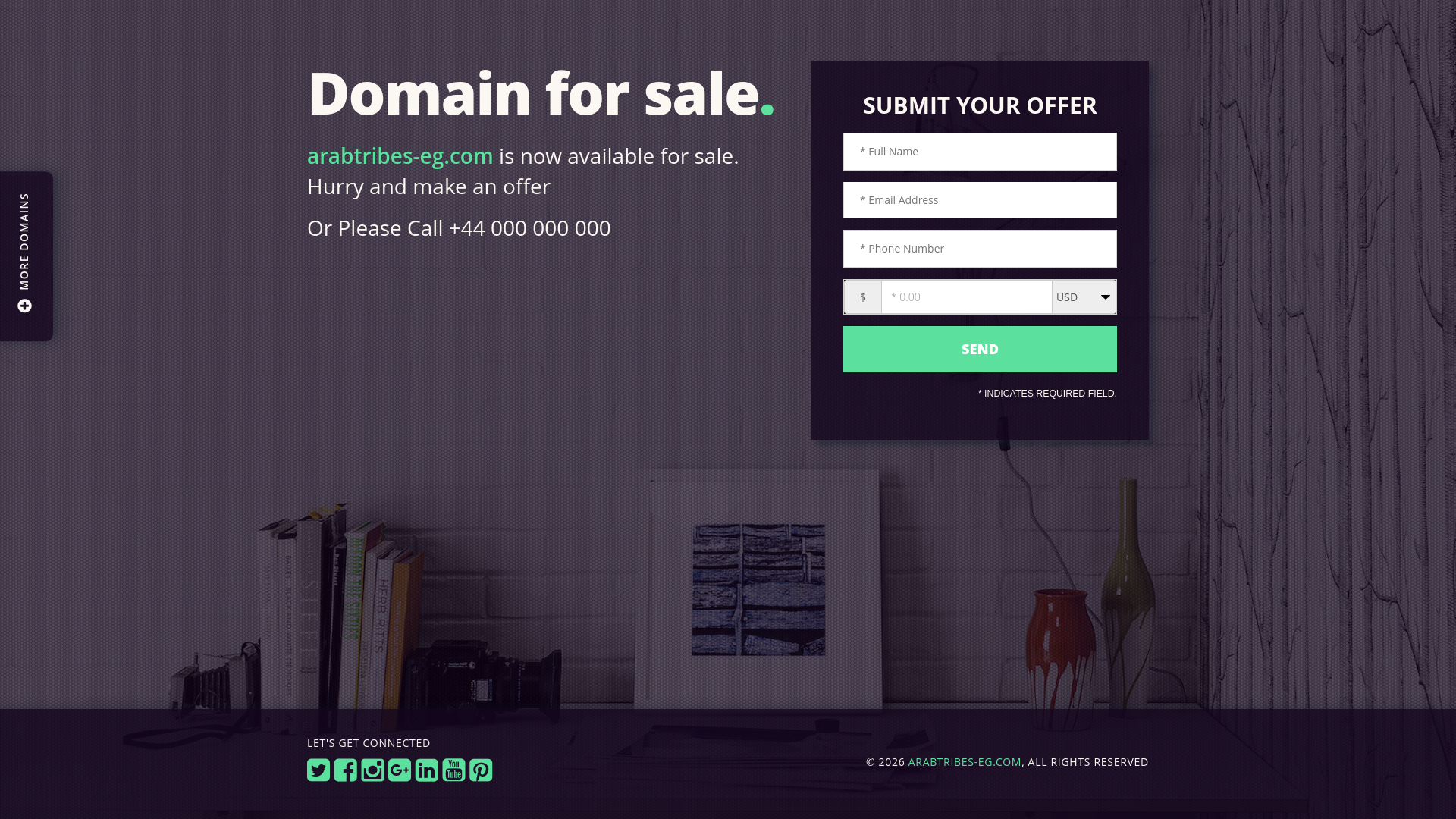 website screenshot of https://arabtribes-eg.com