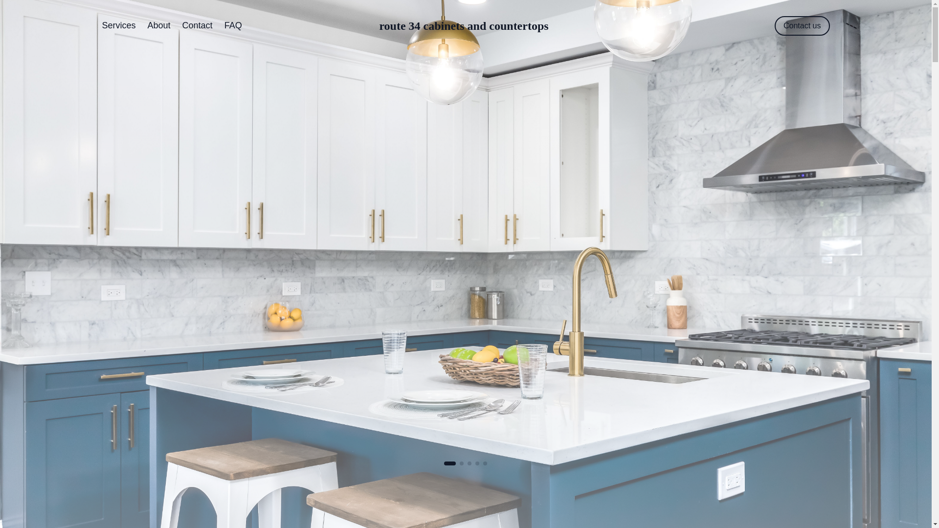 website screenshot of https://kitchencabinets34.com/
