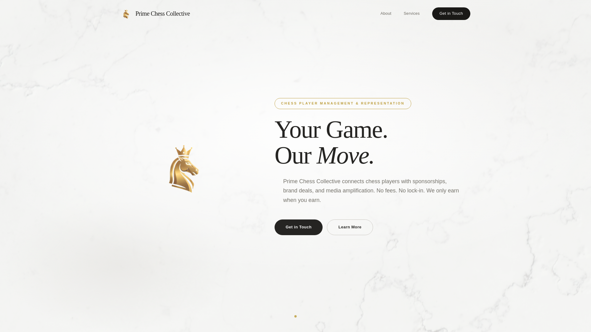 website screenshot of https://prime-chess-collective.pages.dev/
