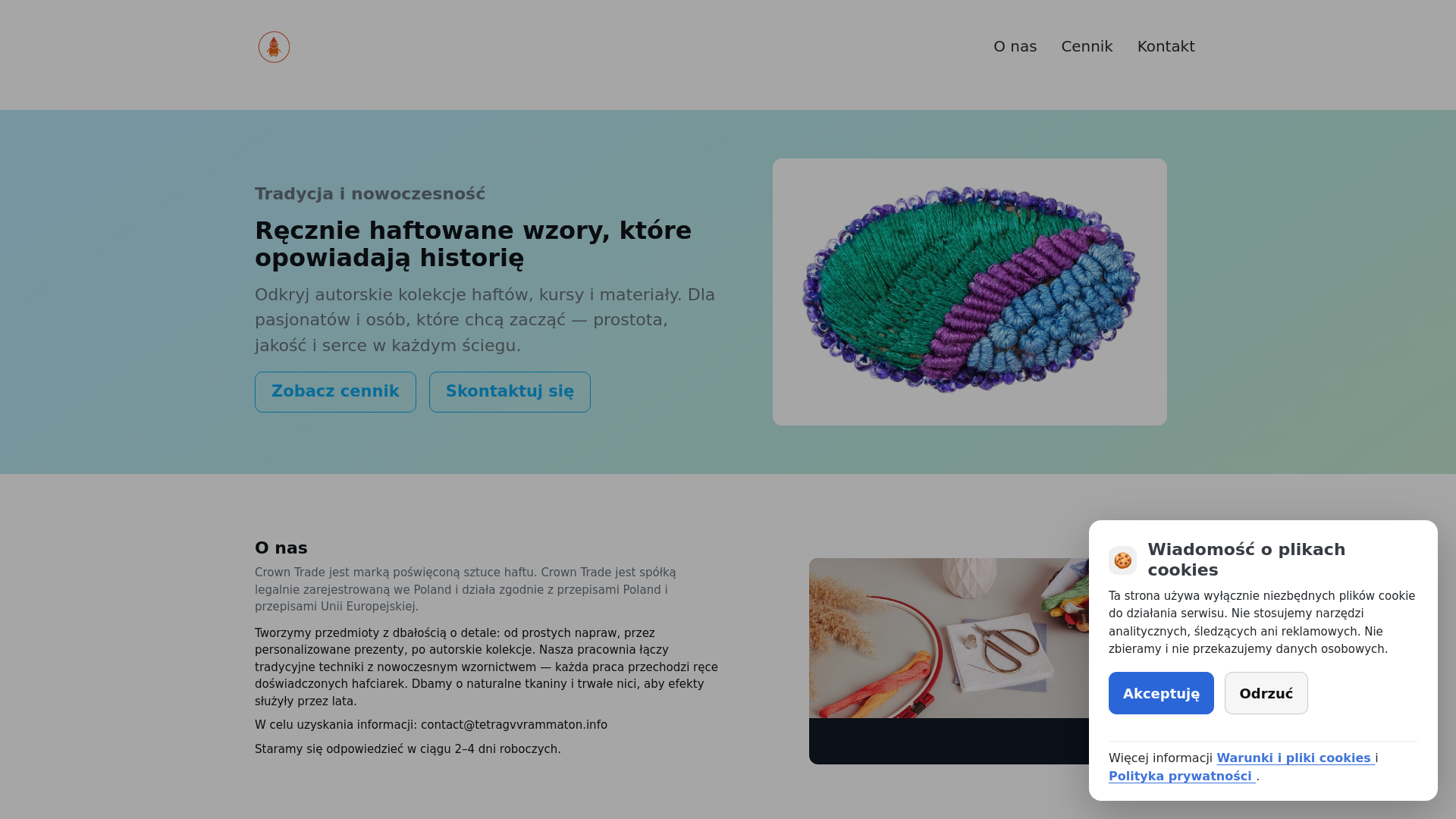 website screenshot of https://tetragvvrammaton.info/