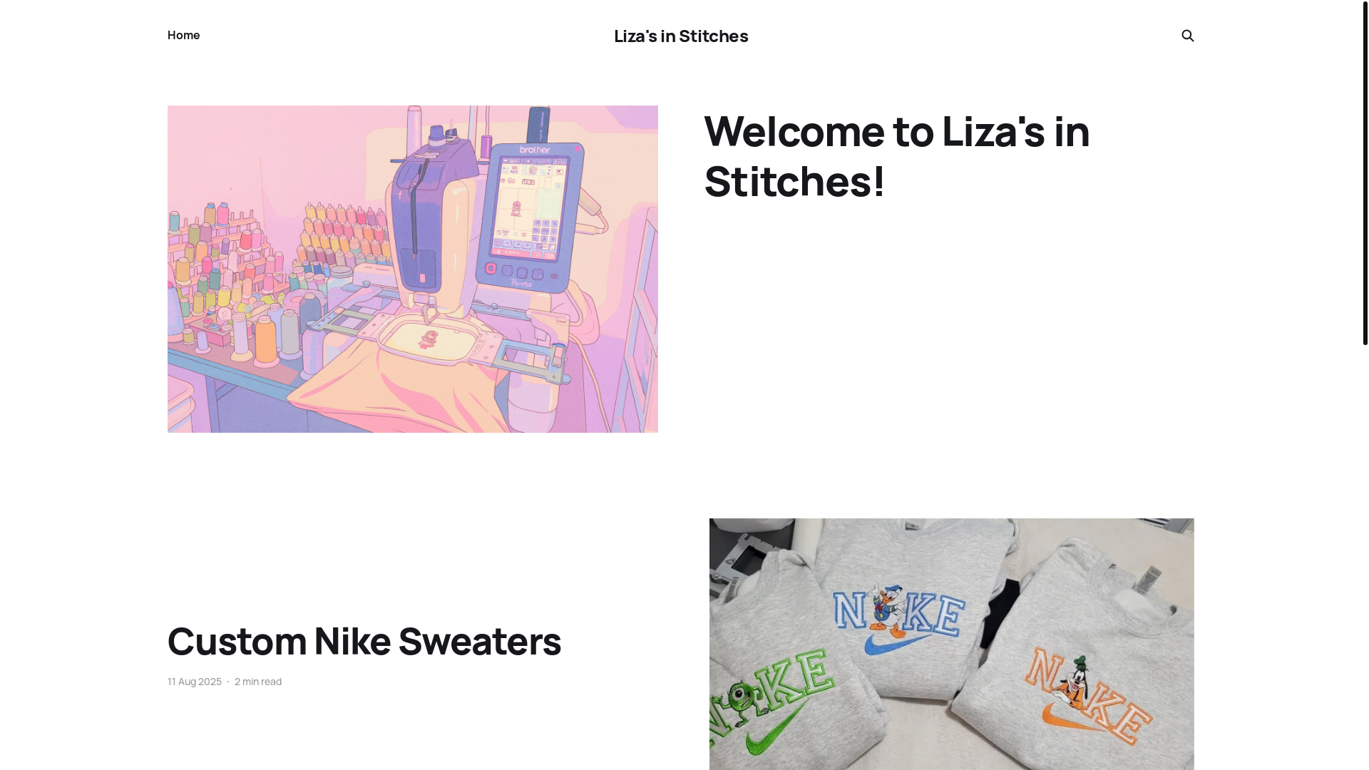 website screenshot of https://stitches.photo/