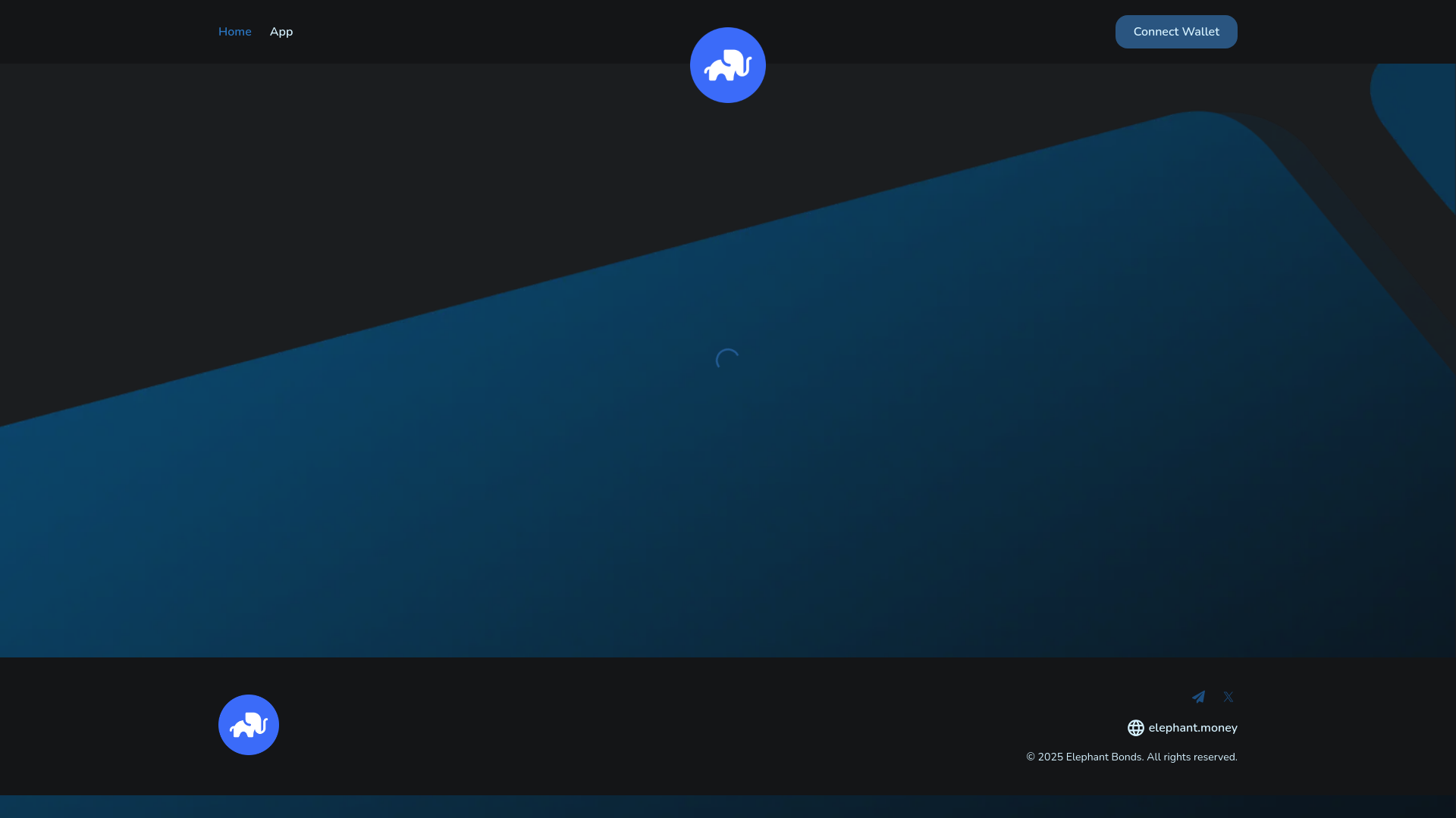 website screenshot of https://elephantbonds-frontend.pages.dev/