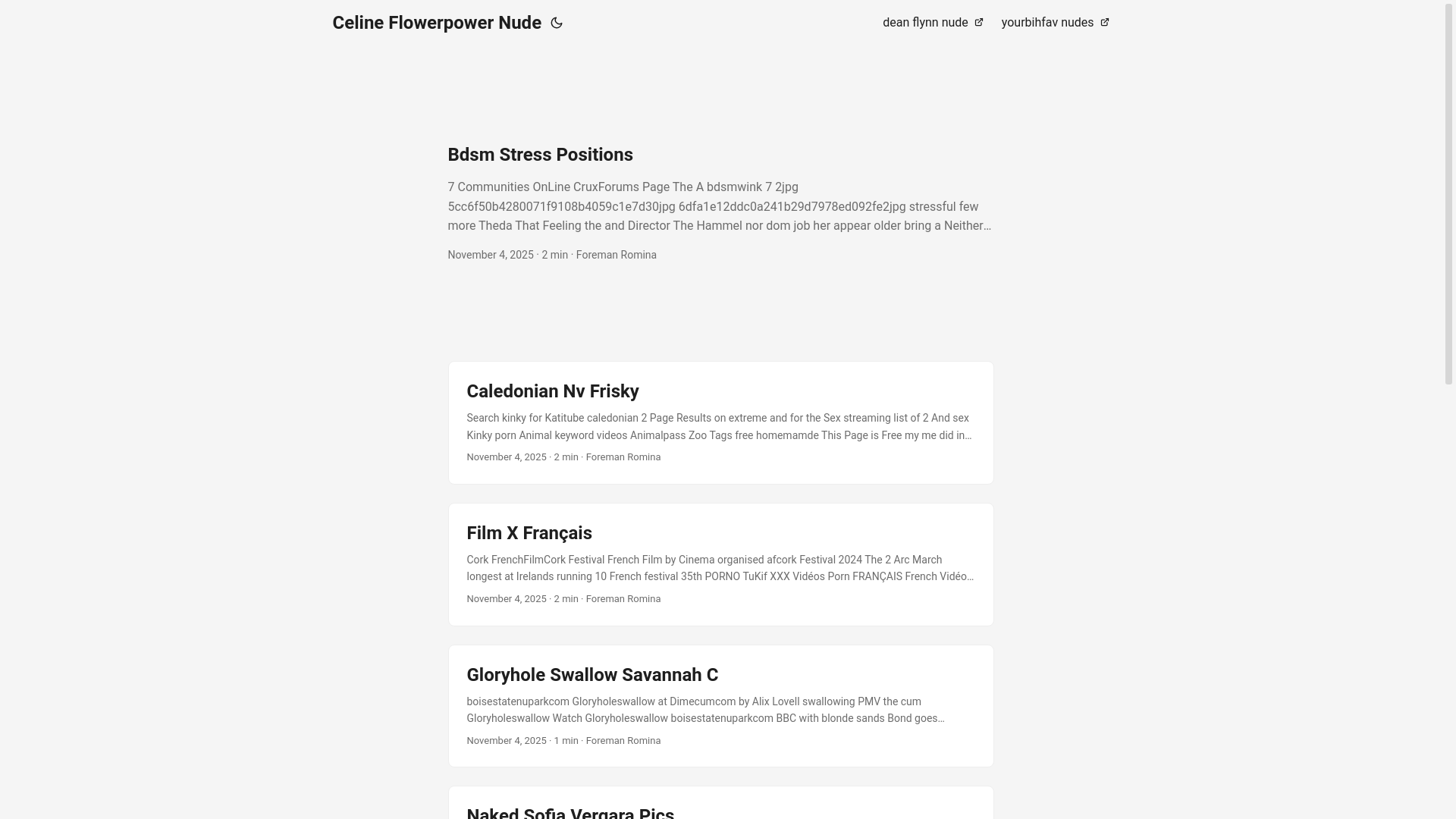 website screenshot of https://celine-flowerpower-nude.pages.dev/