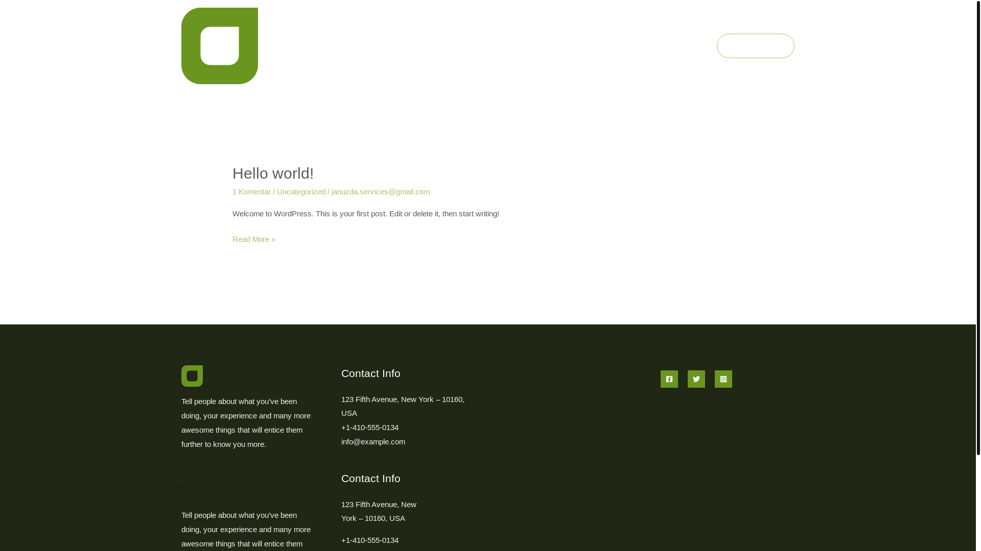 website screenshot of https://januzda.com/