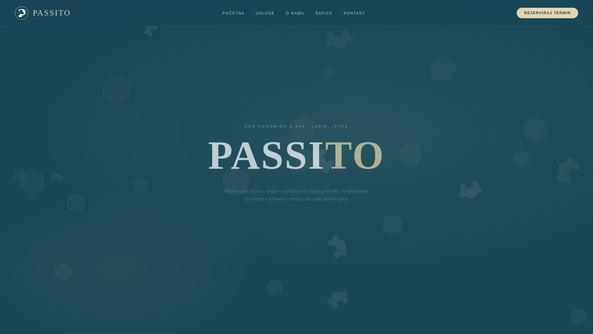 website screenshot of https://passito.hr/