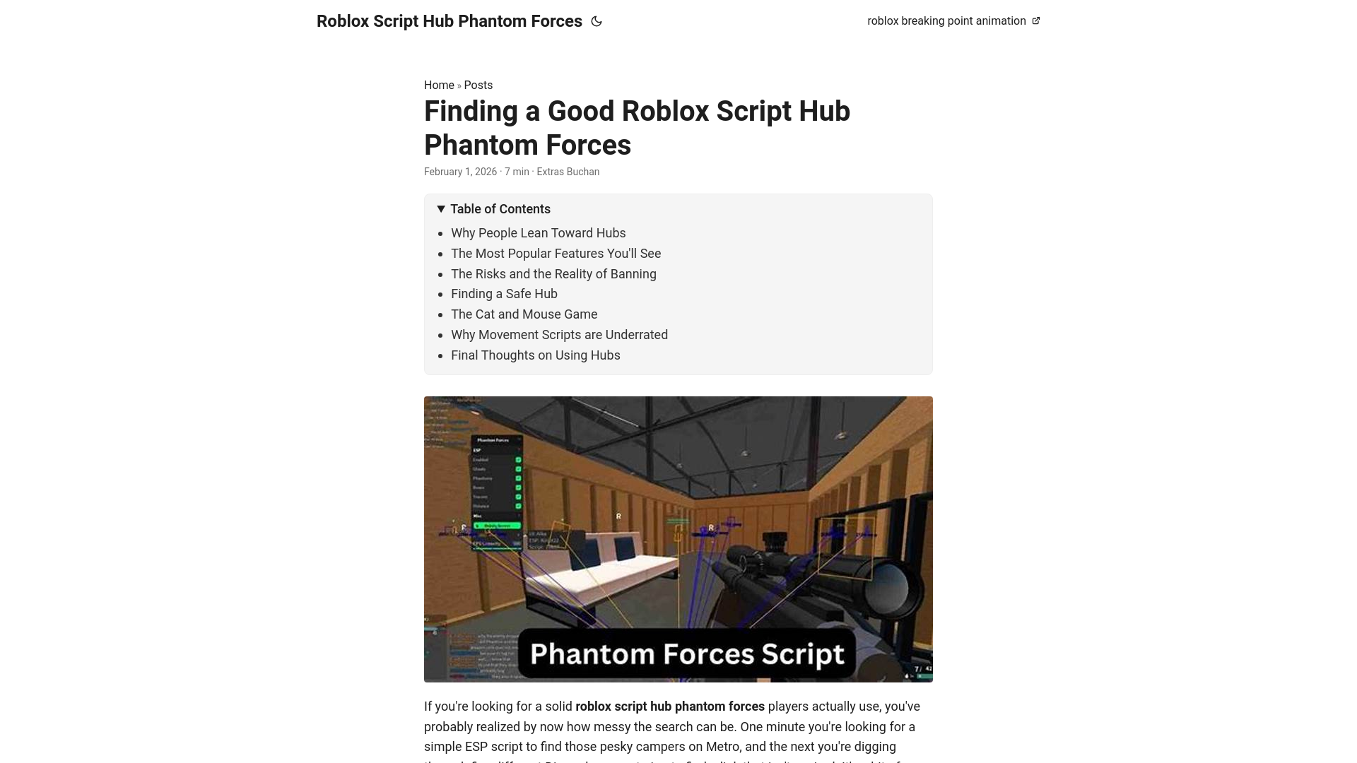 website screenshot of https://roblox-script-hub-phantom-forces.pages.dev/