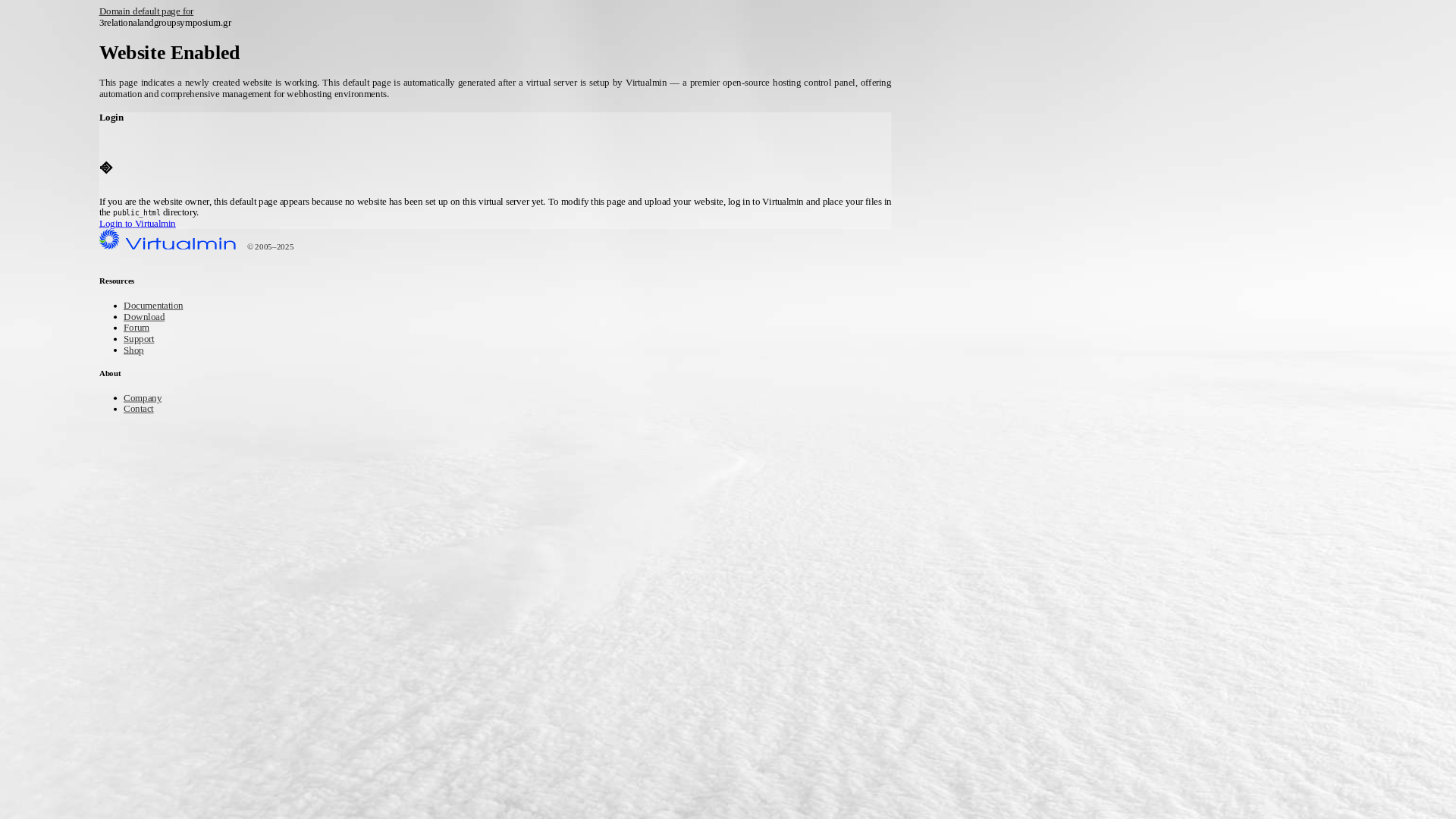 website screenshot of https://3relationalandgroupsymposium.gr/