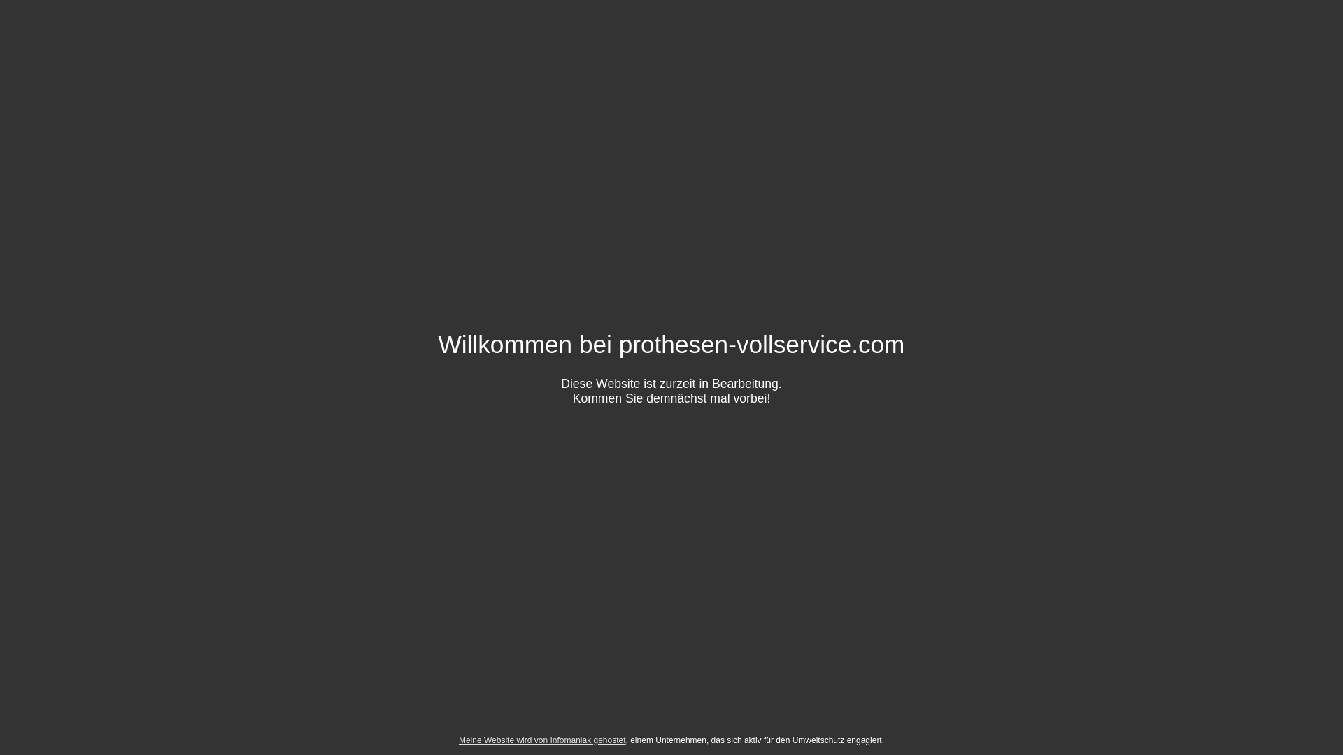 website screenshot of https://prothesenvollservice.de/