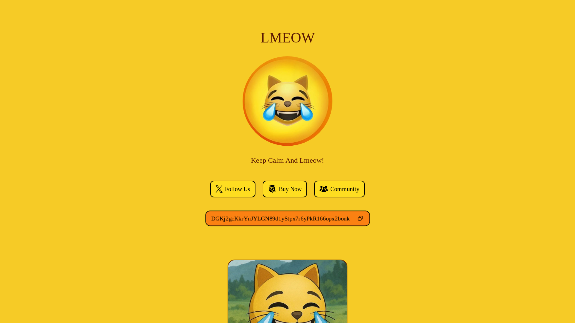 website screenshot of https://lmeowbonk.fun/