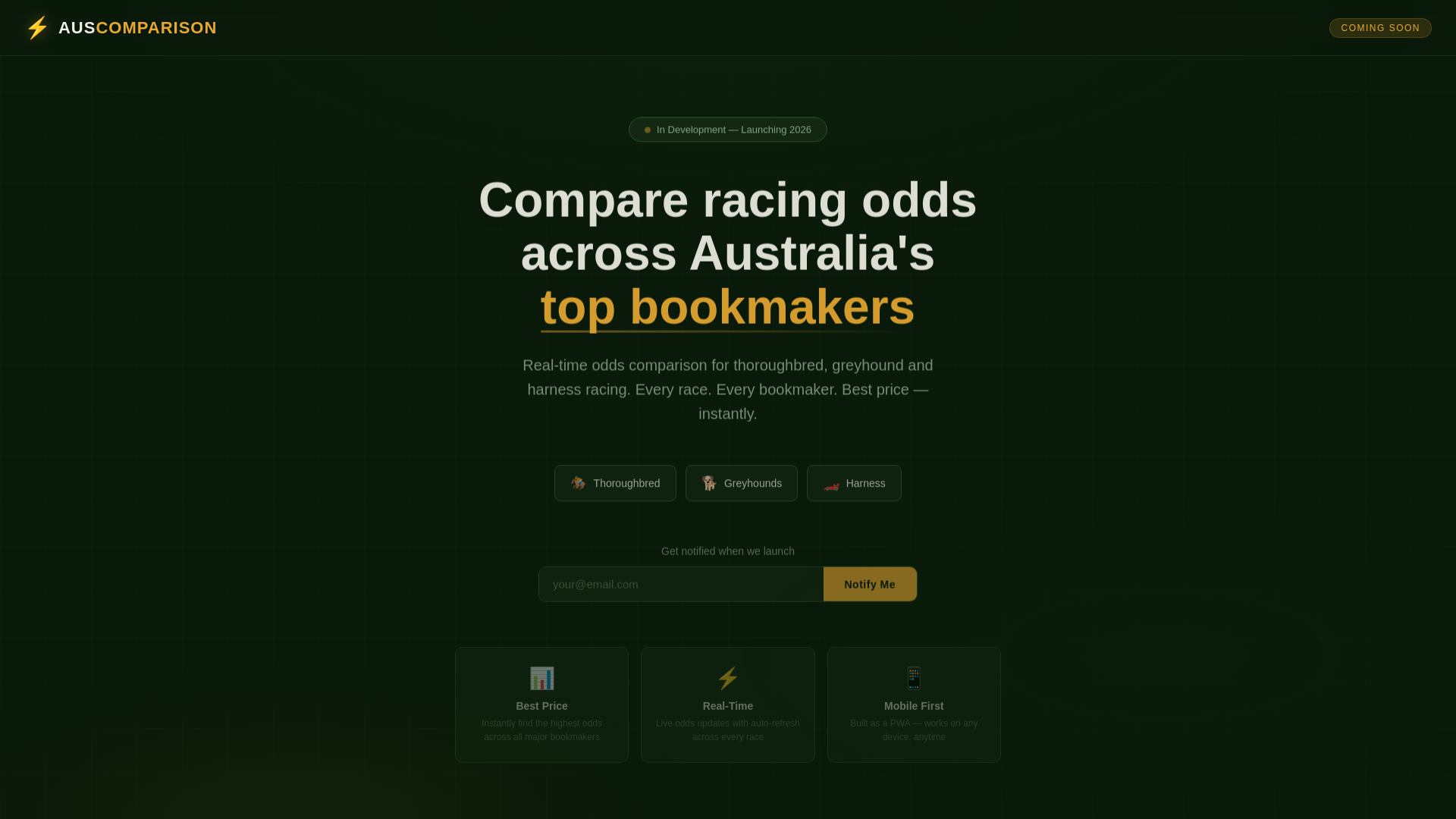 website screenshot of https://auscomparison.com/