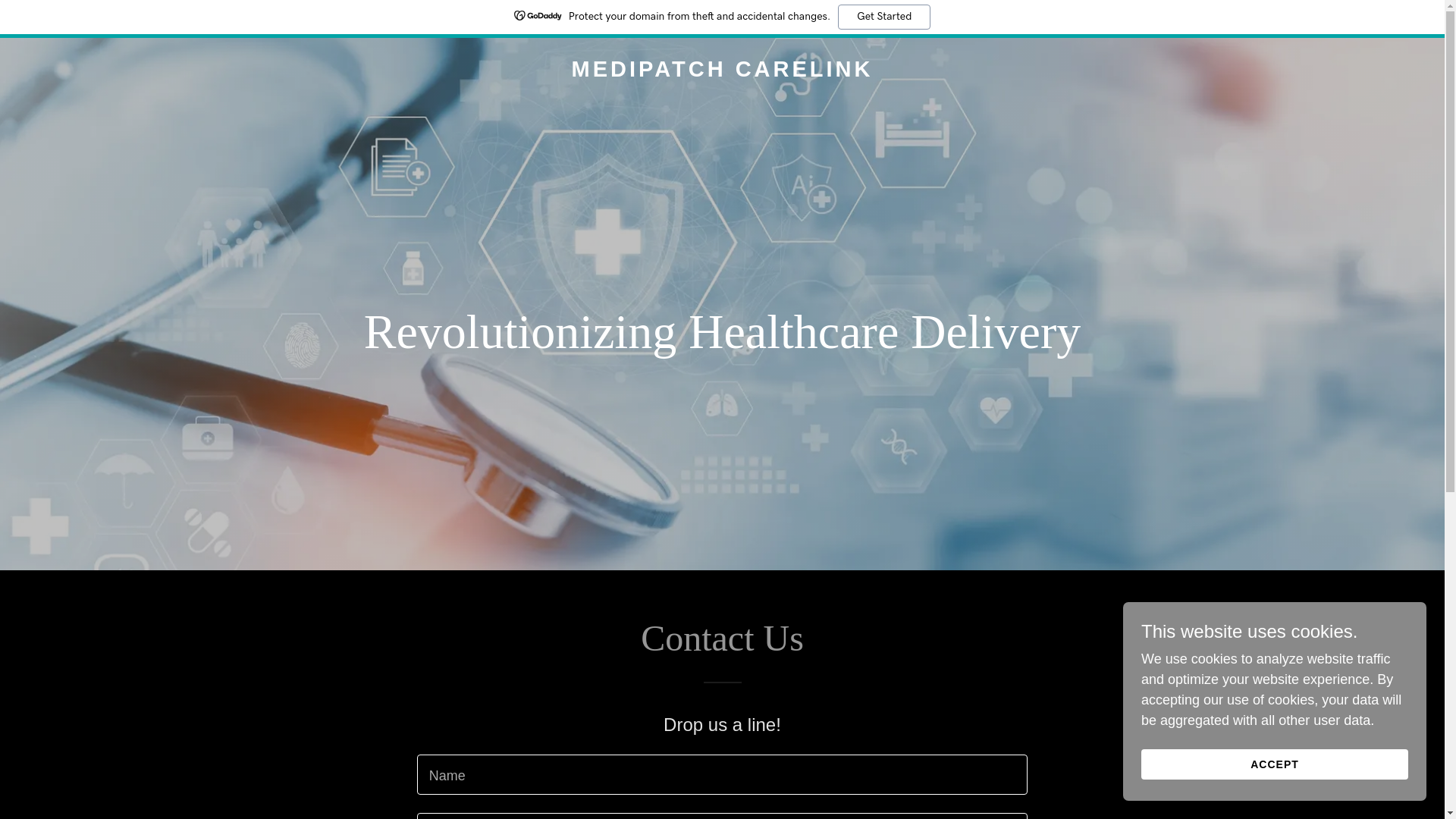 website screenshot of https://medipatchcarelink.net/