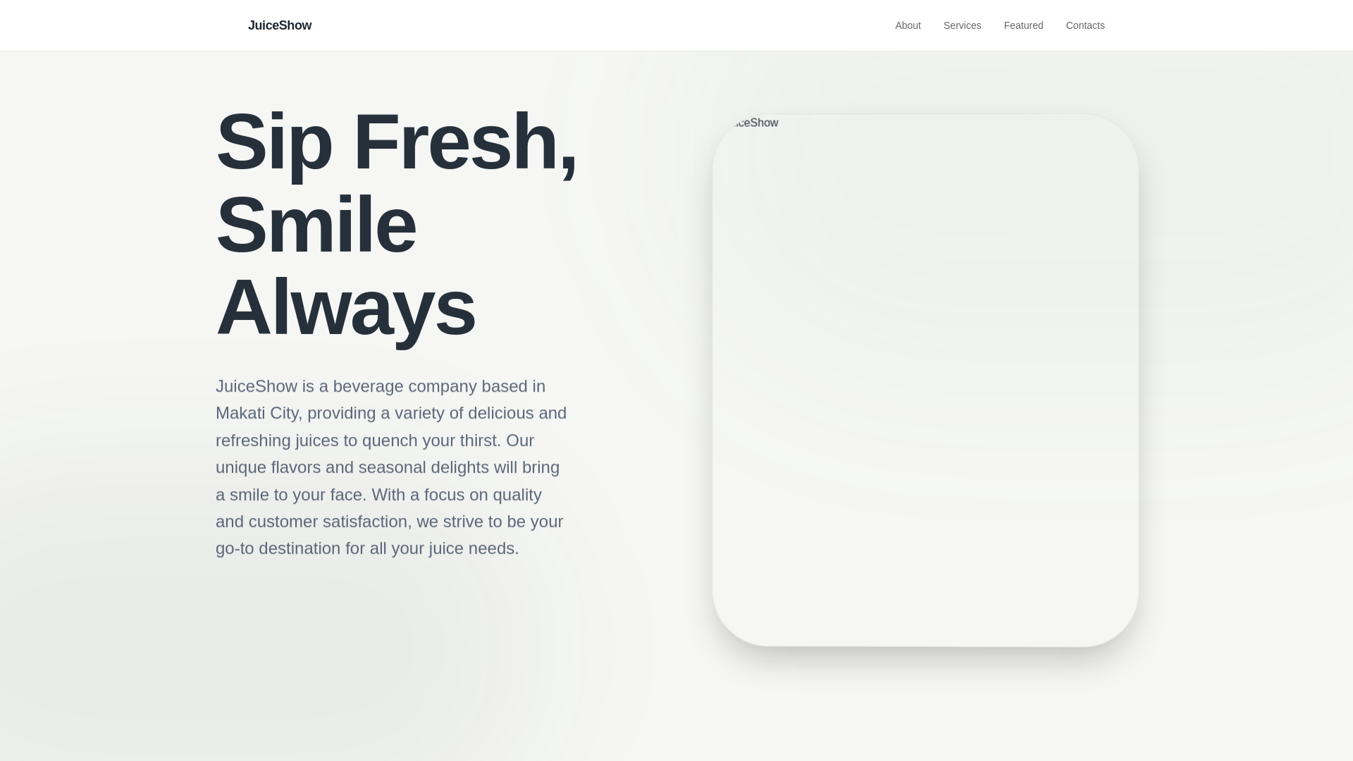 website screenshot of https://juiceshow.pages.dev/