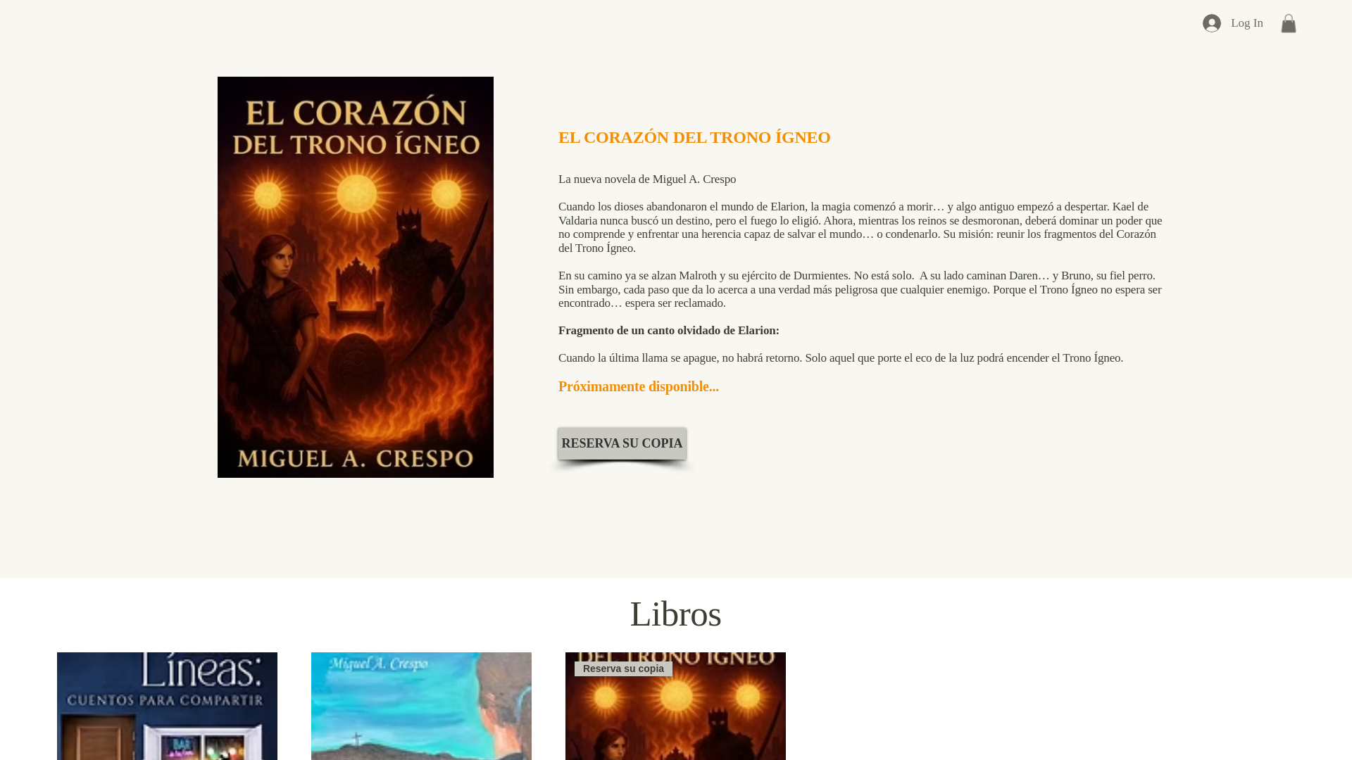 website screenshot of https://miguelacrespo.com